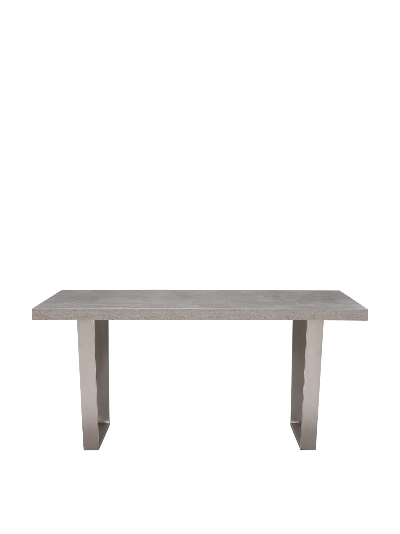 Grey Halmstad Concrete Effect 200cm Dining Table, Seats 4-6