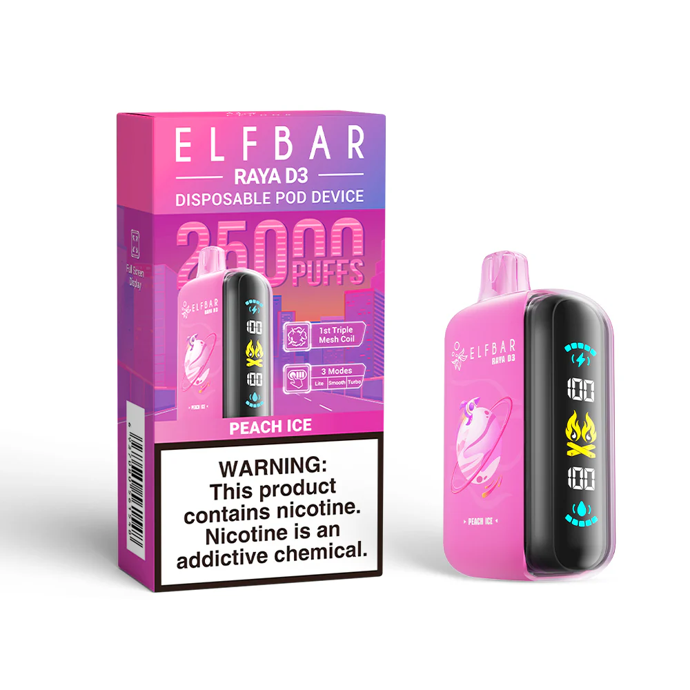 ELFBAR RAYA D3 Einweg-Vape (alle Geschmacksrichtungen)