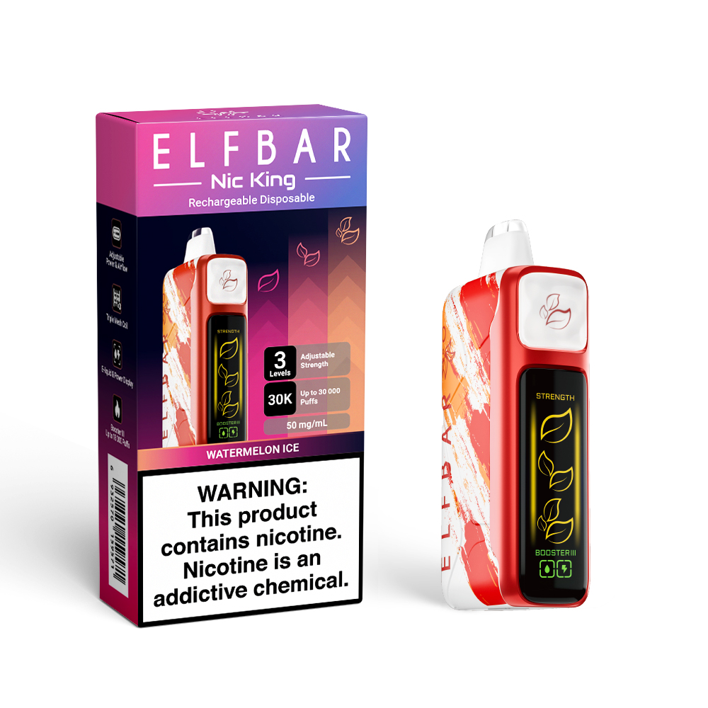 ELFBAR NIC KING 30K wiederaufladbarer Einweg-Vape (alle Geschmacksrichtungen)
