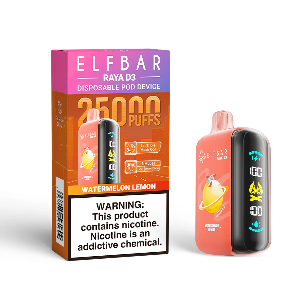 ELFBAR RAYA D3 Einweg-Vape (alle Geschmacksrichtungen)