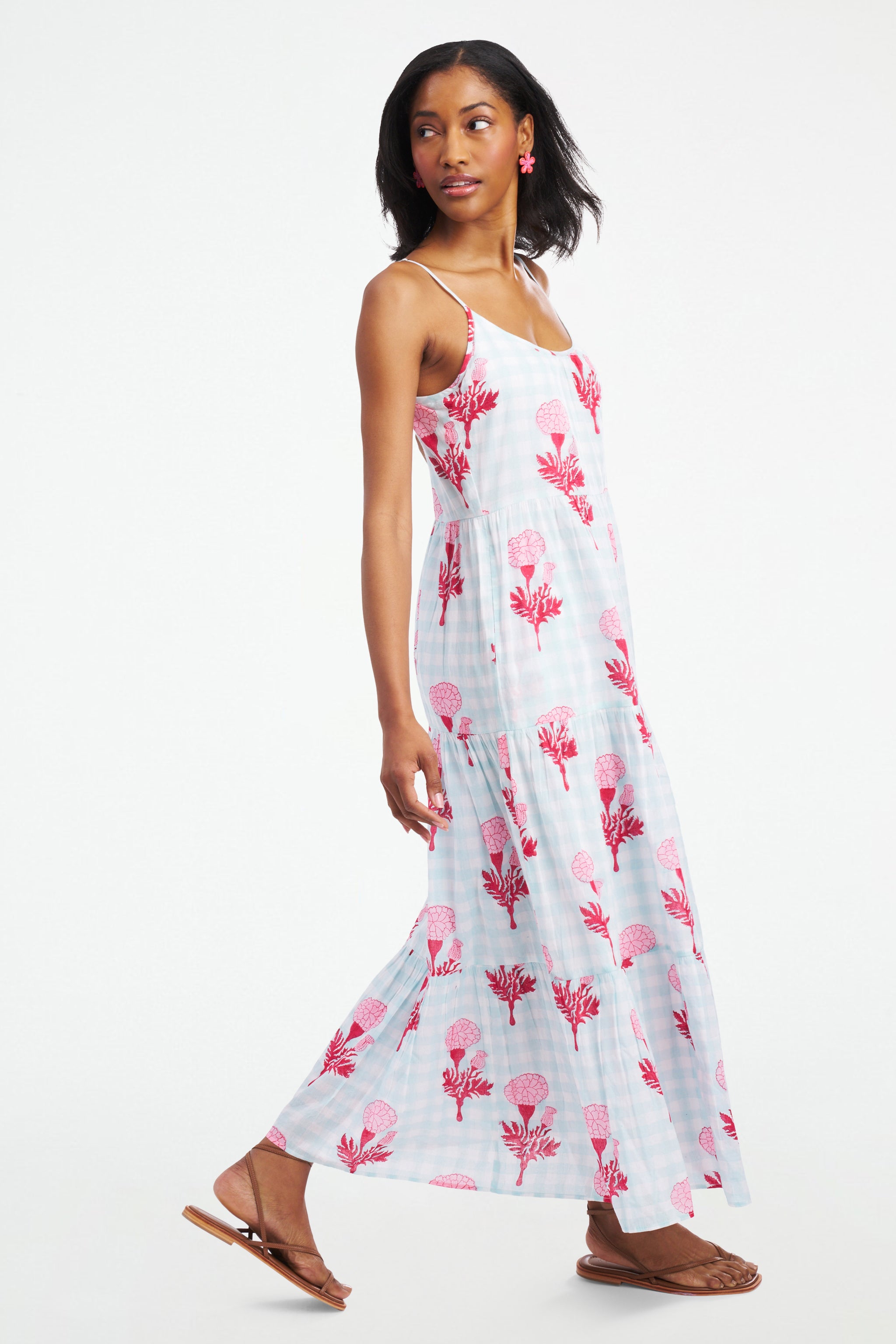 Marigold Gingham Dakota Dress