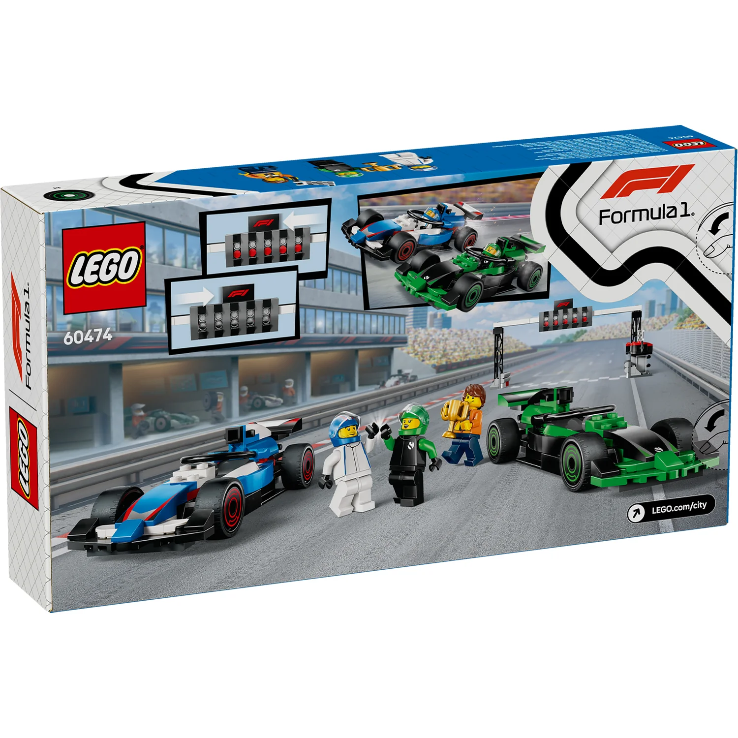 LEGO® City F1® Grid with VCARB & Sauber Race Cars
