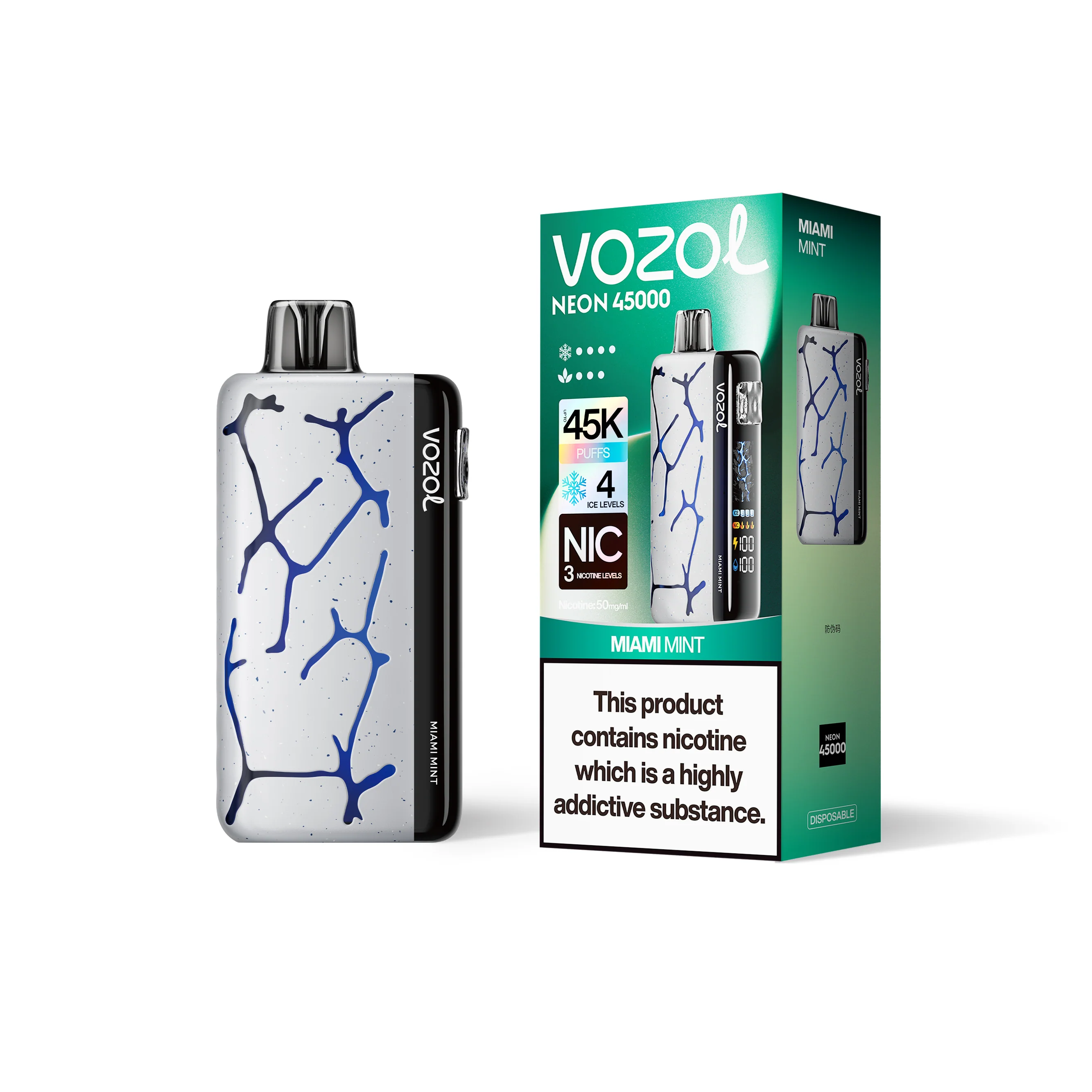 VOZOL NEON 45K Einweg-Vape (alle Geschmacksrichtungen)