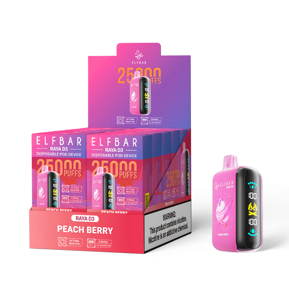 ELFBAR RAYA D3 Einweg-Vape (alle Geschmacksrichtungen)