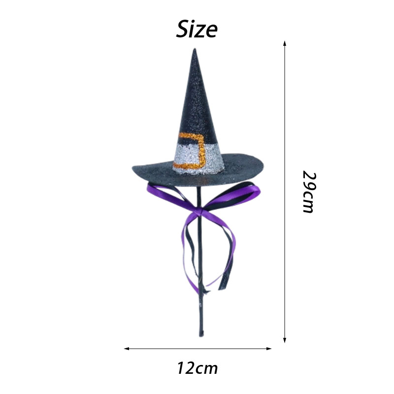 Halloween Witch Hat Cake Topper Decoration