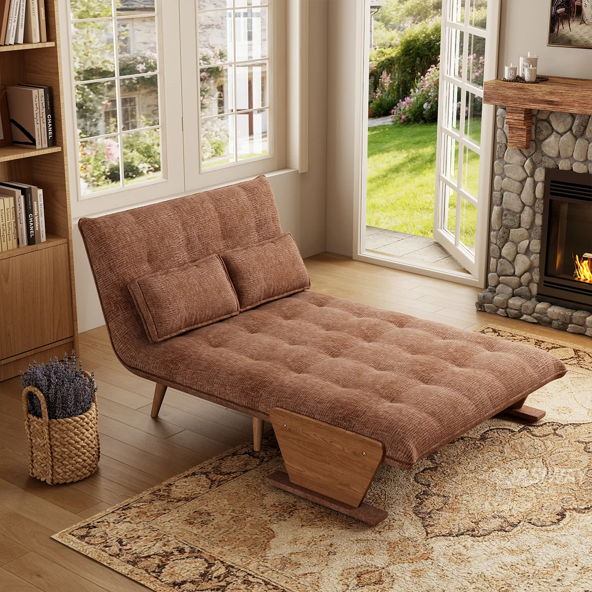 3-en-1 Lino de algodón cama sillón| diario comodidad