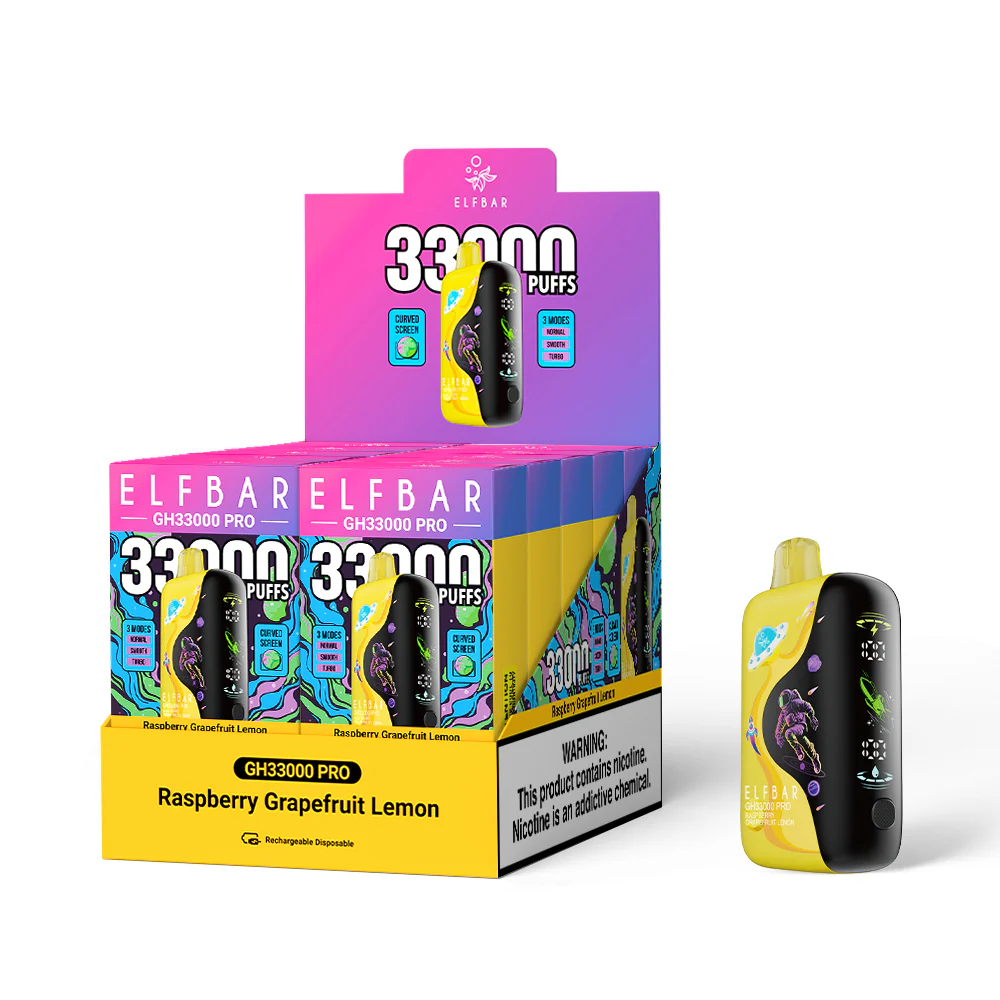 ELFBAR GH33000 PRO wiederaufladbarer Einweg-Vape (alle Geschmacksrichtungen)