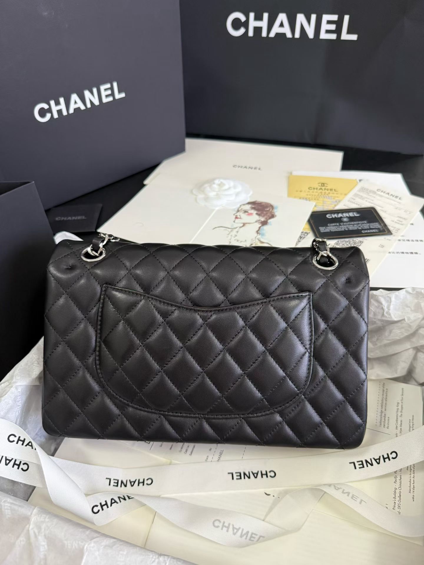 Chanel CF1112 Shoulder Bags Sheepskin 25cm