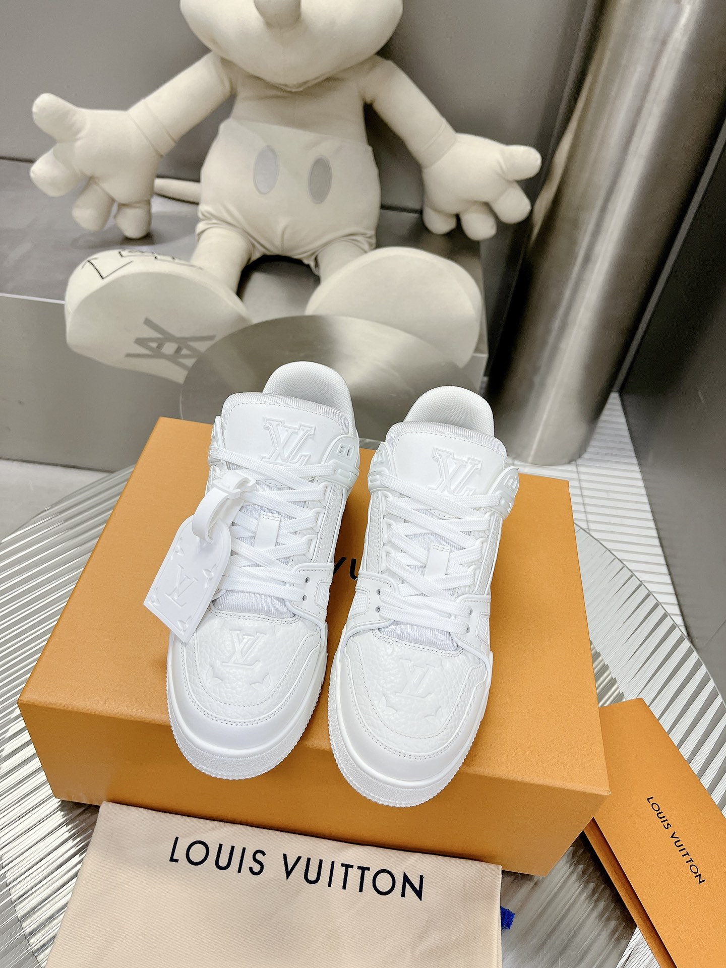 Louis Vuitton Trainer Monogram denim Sneaker Size 36-46