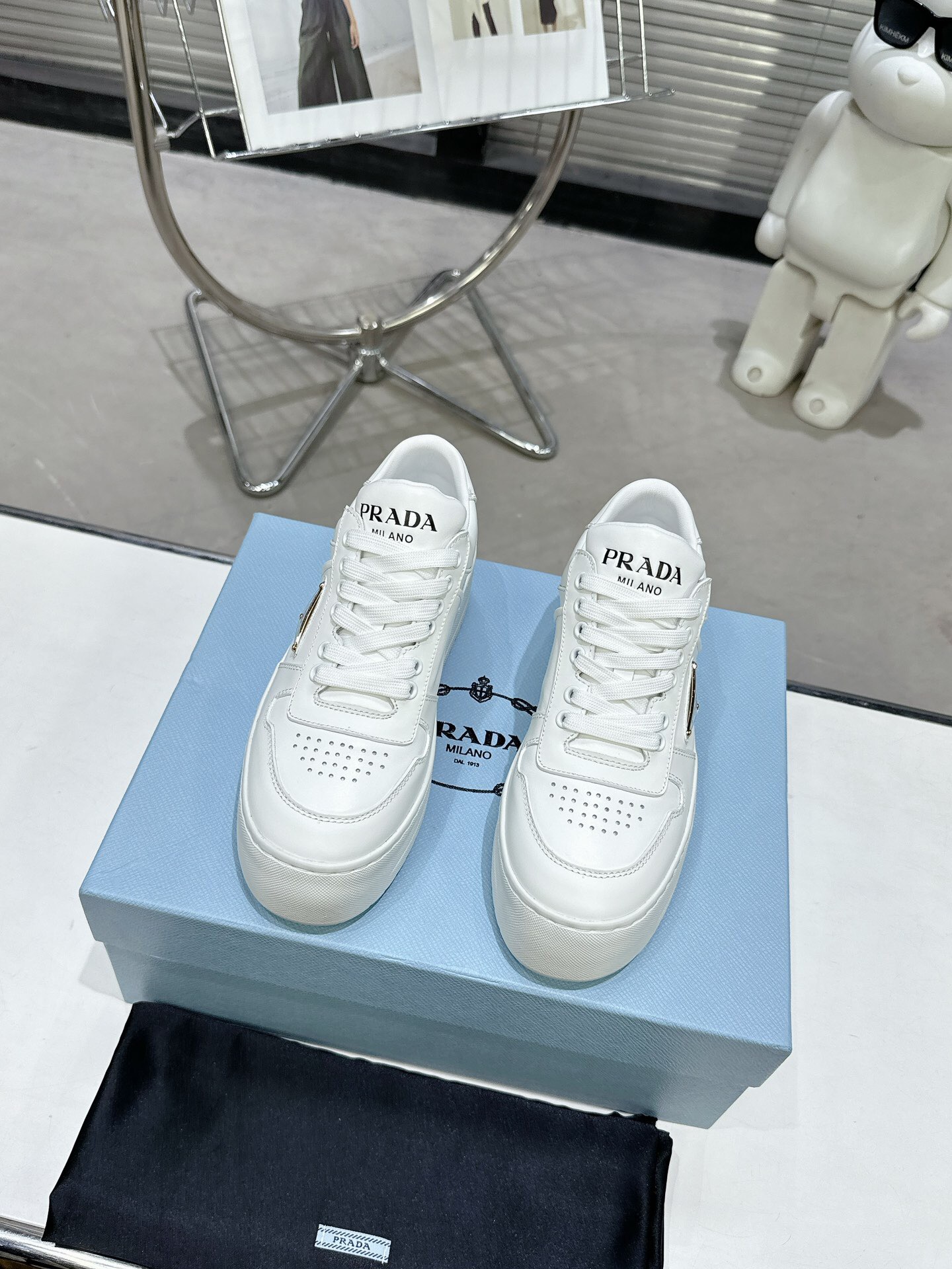 Prada 2024 New Downtown Bold leather Sneaker Size 36-41
