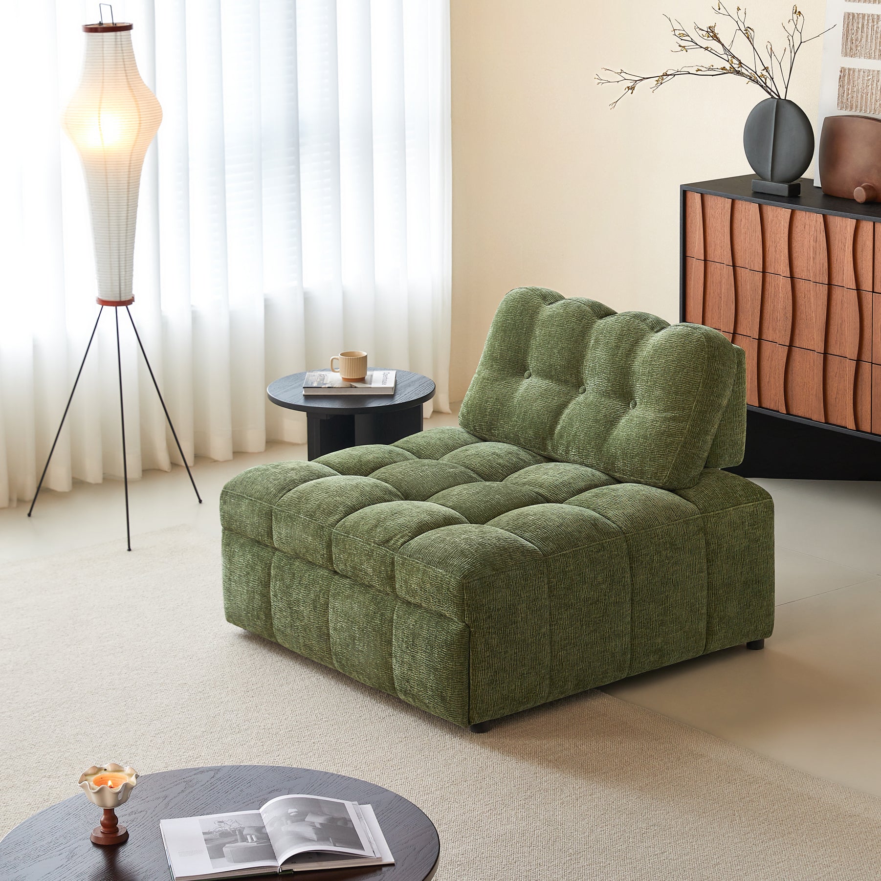 NÓVORA CASA Chenilla extraíble extraíble individual Sofá cama– espacio ahorrador descanso & visitas cama