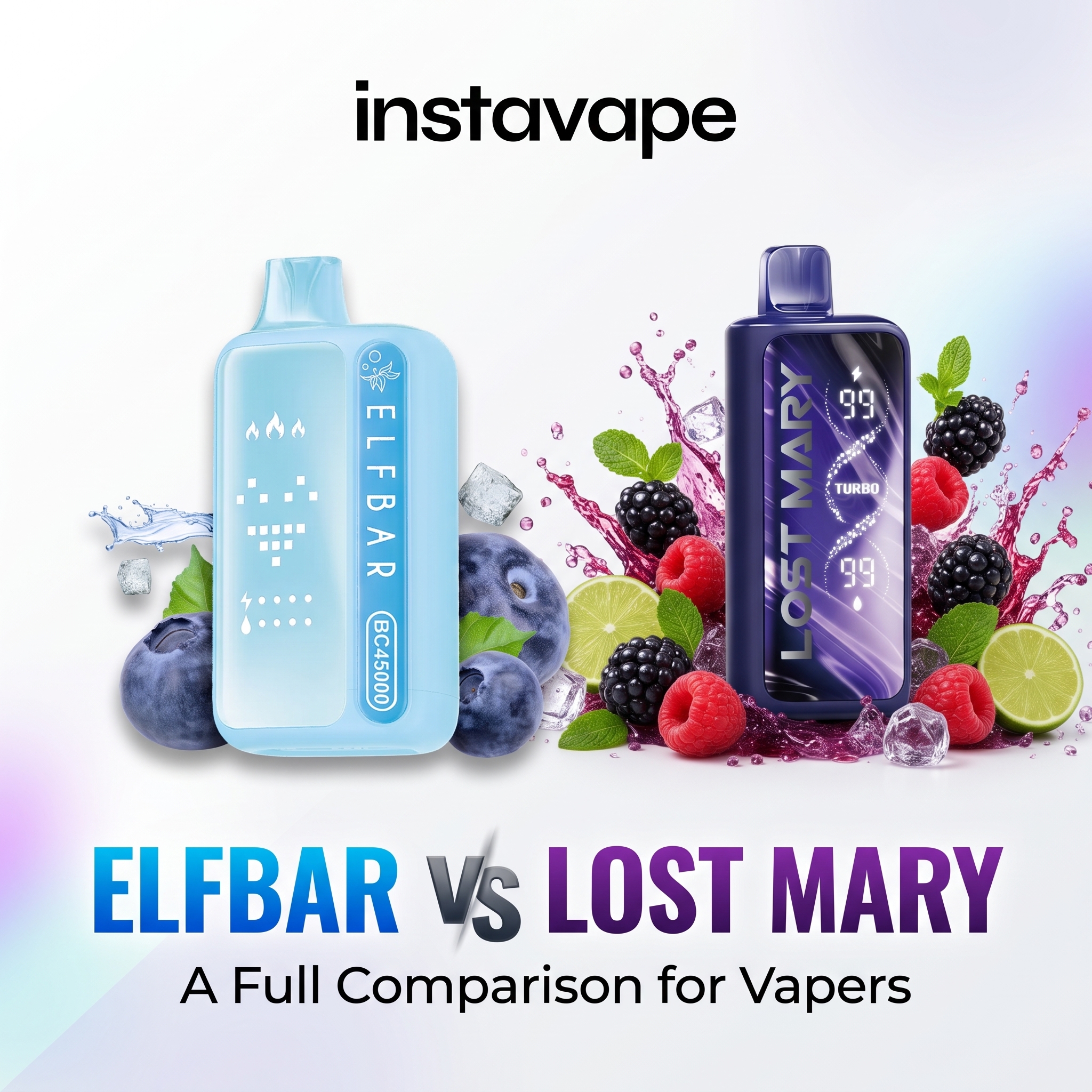 ELFBAR vs. LOST MARY: Der umfassende Vergleich für Dampfer