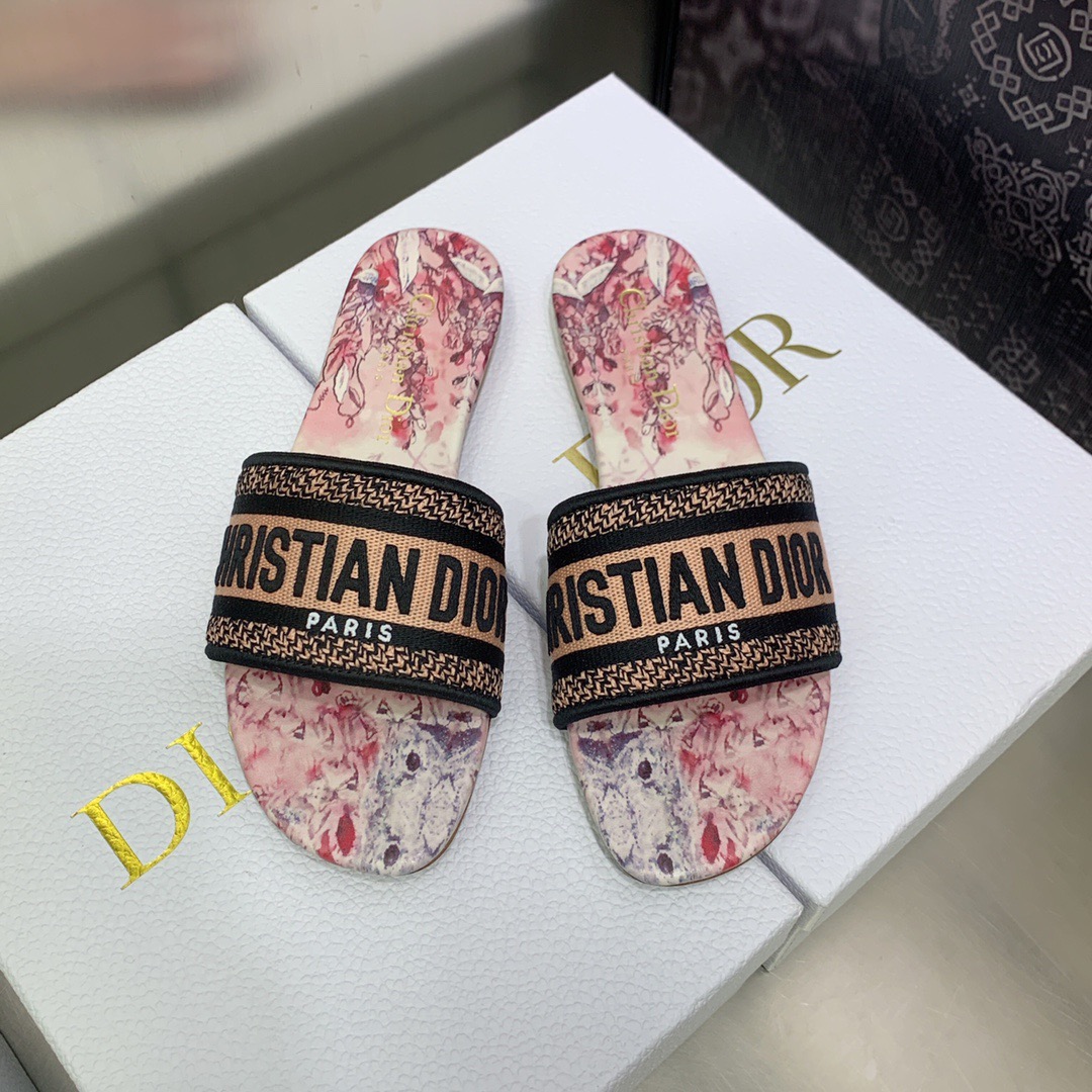 Dior Dway Slippers Size 35-41 8-Color