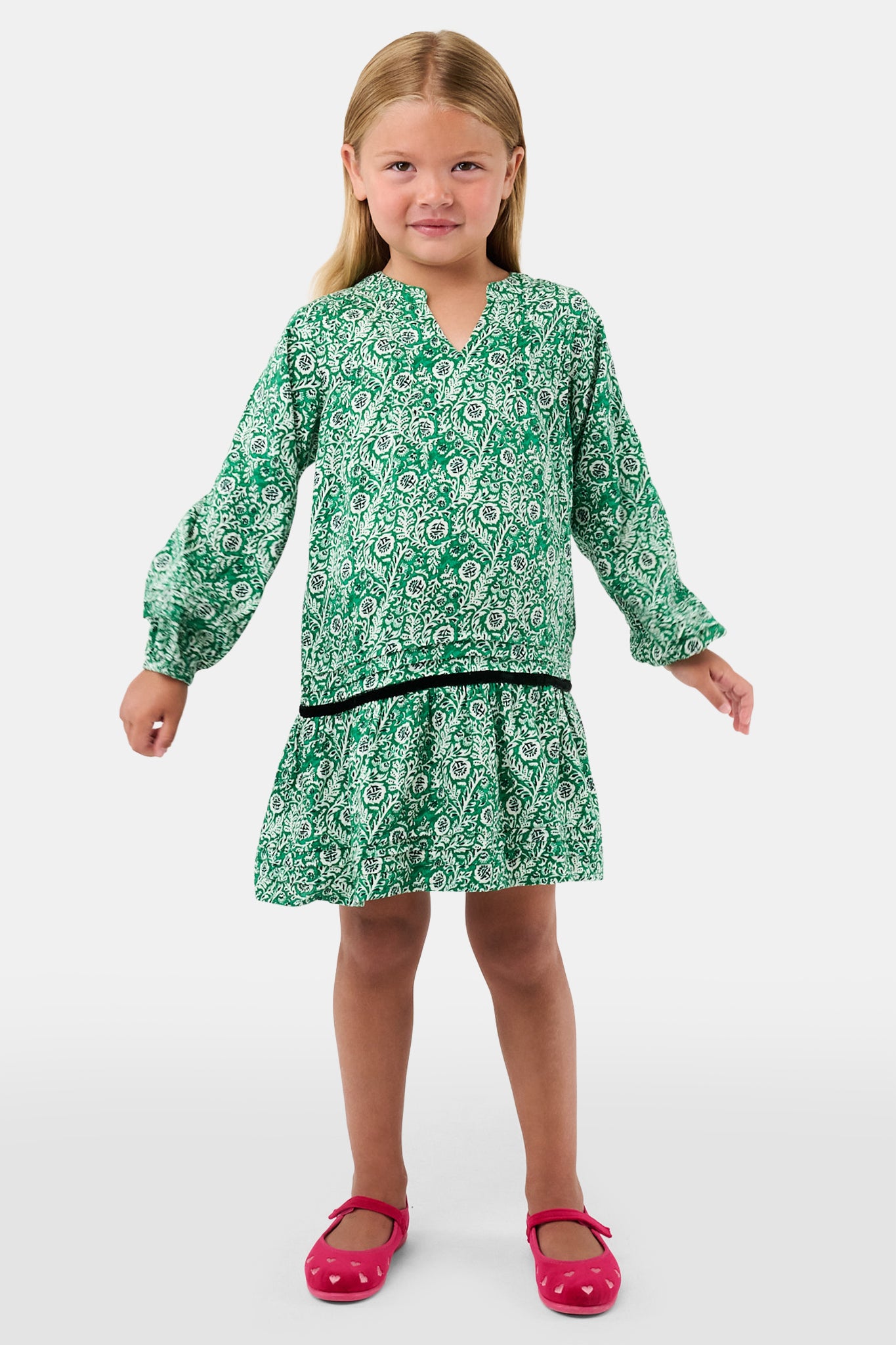 Kids Fern Floral Nyala Dress