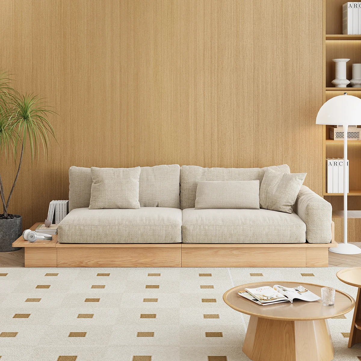 NÓVORA CASA extraíble extraíble piso Sofá cama con de doble cara reposabrazos & elevable superior Almacenamiento