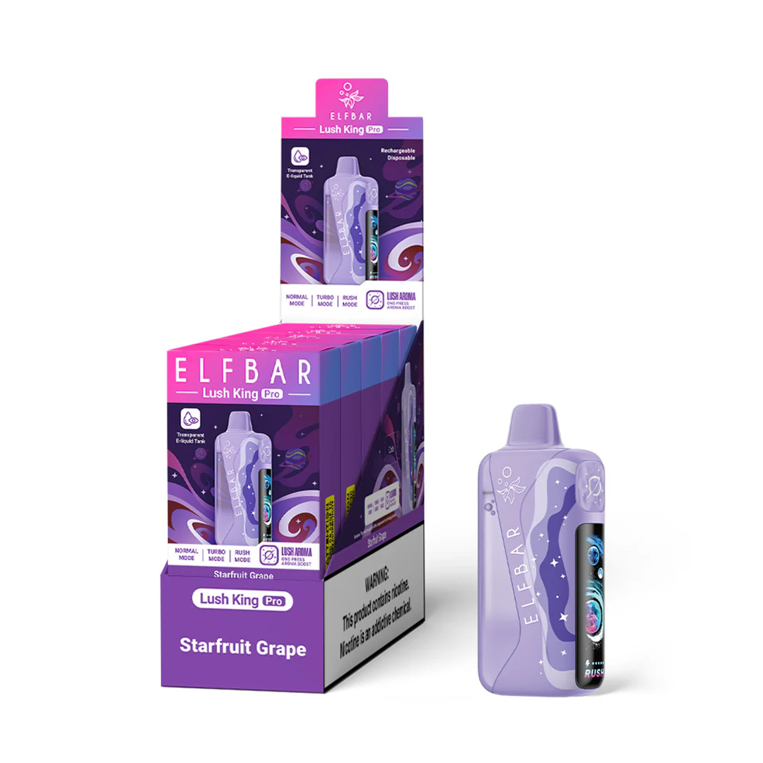 ELFBAR Lush King Pro wiederaufladbarer Einweg-Vape (alle Geschmacksrichtungen)