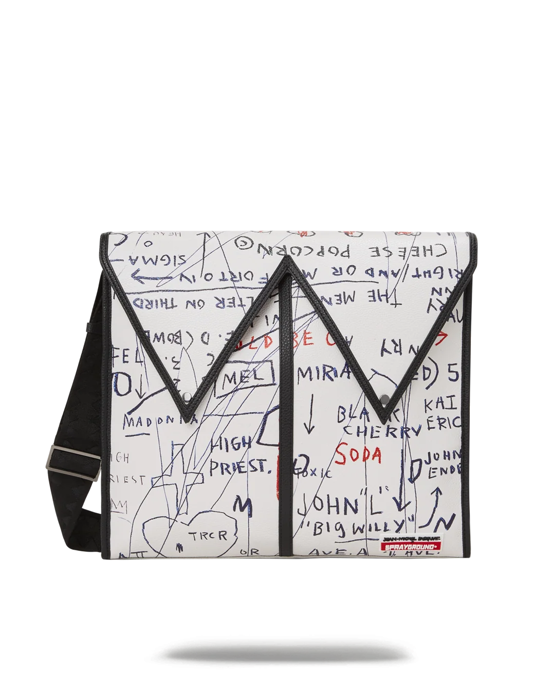 OFFICIAL BASQUIAT UNTITLED (CHEESE POPCORN) 1983 SLING MESSENGER