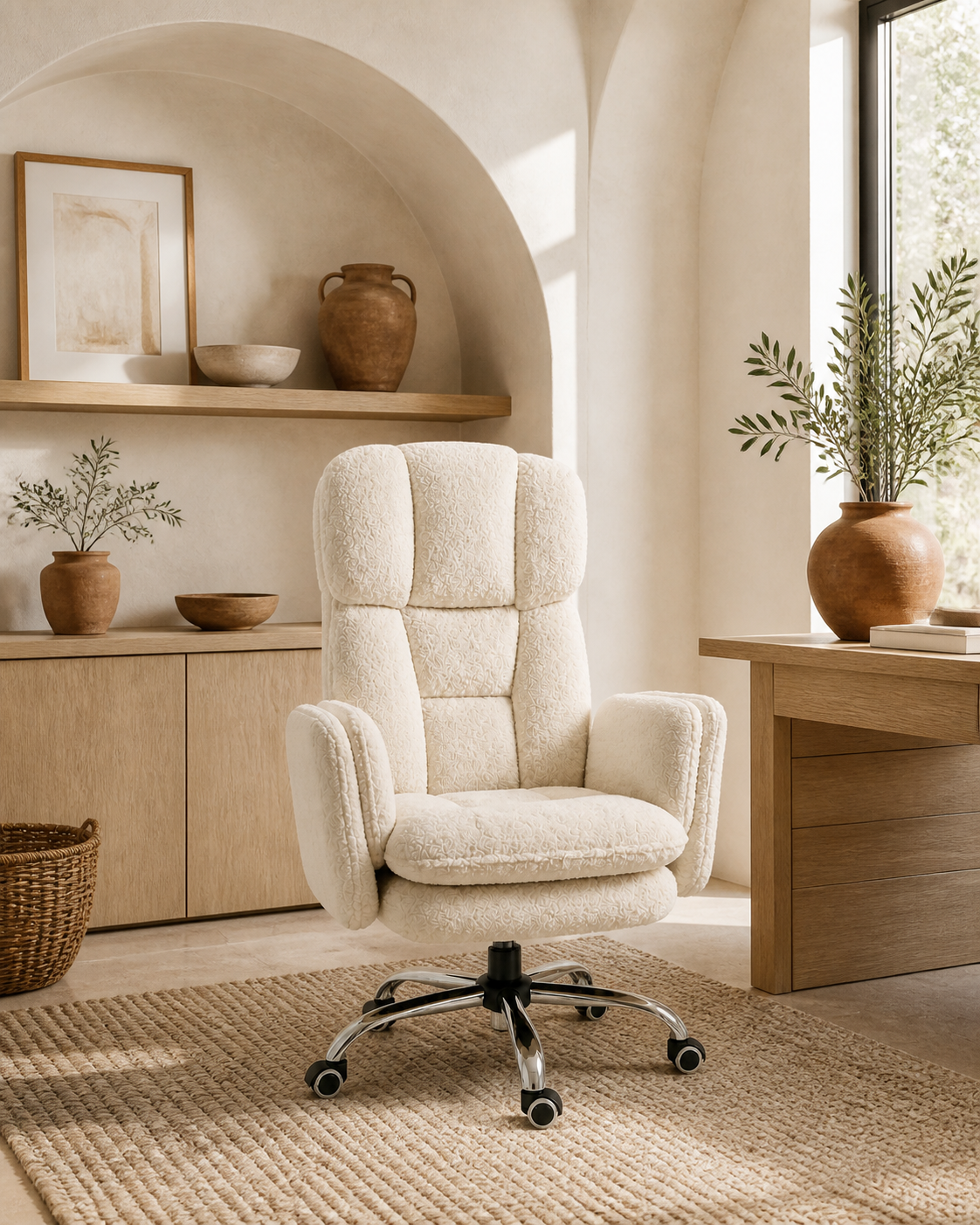 Sillón Nube 360 en interior mexicano cálido