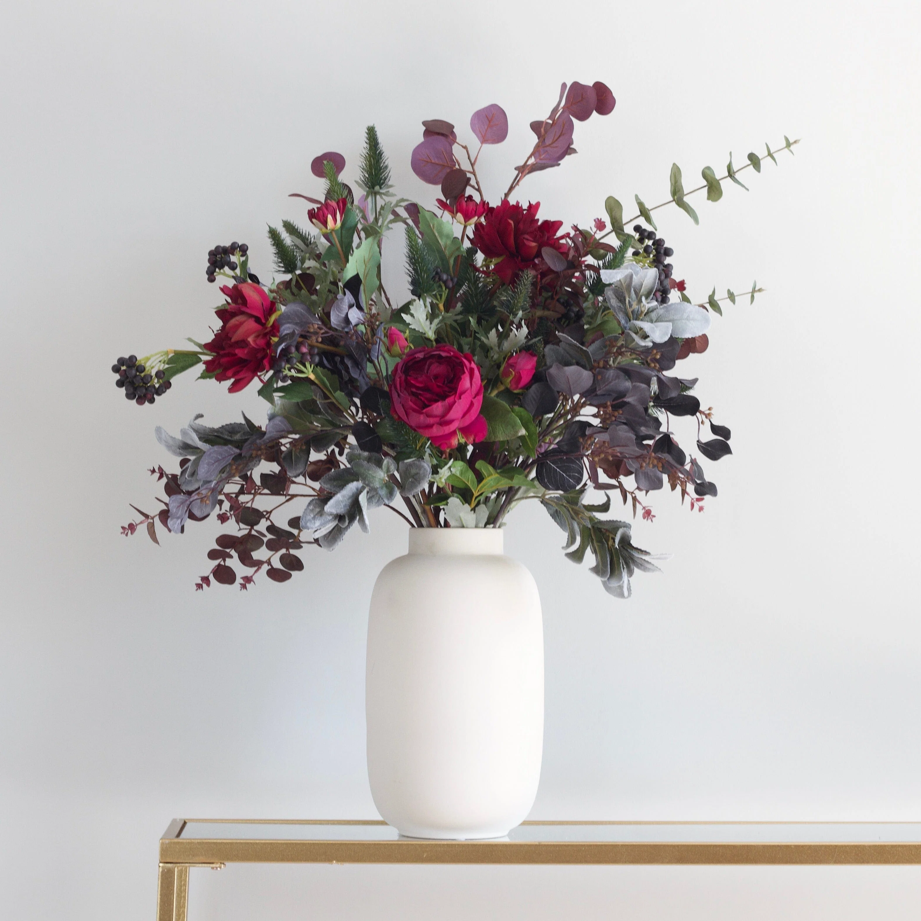 Burgundy Beauty Artificial Flower Bouquet