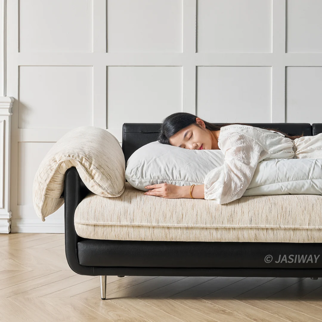 NÓVORA CASA profundo asiento Chenilla sofá con almohada superior brazos| 3-plazas Tapizado sofá con texturizado tela & bajo perfil estructura para Sala