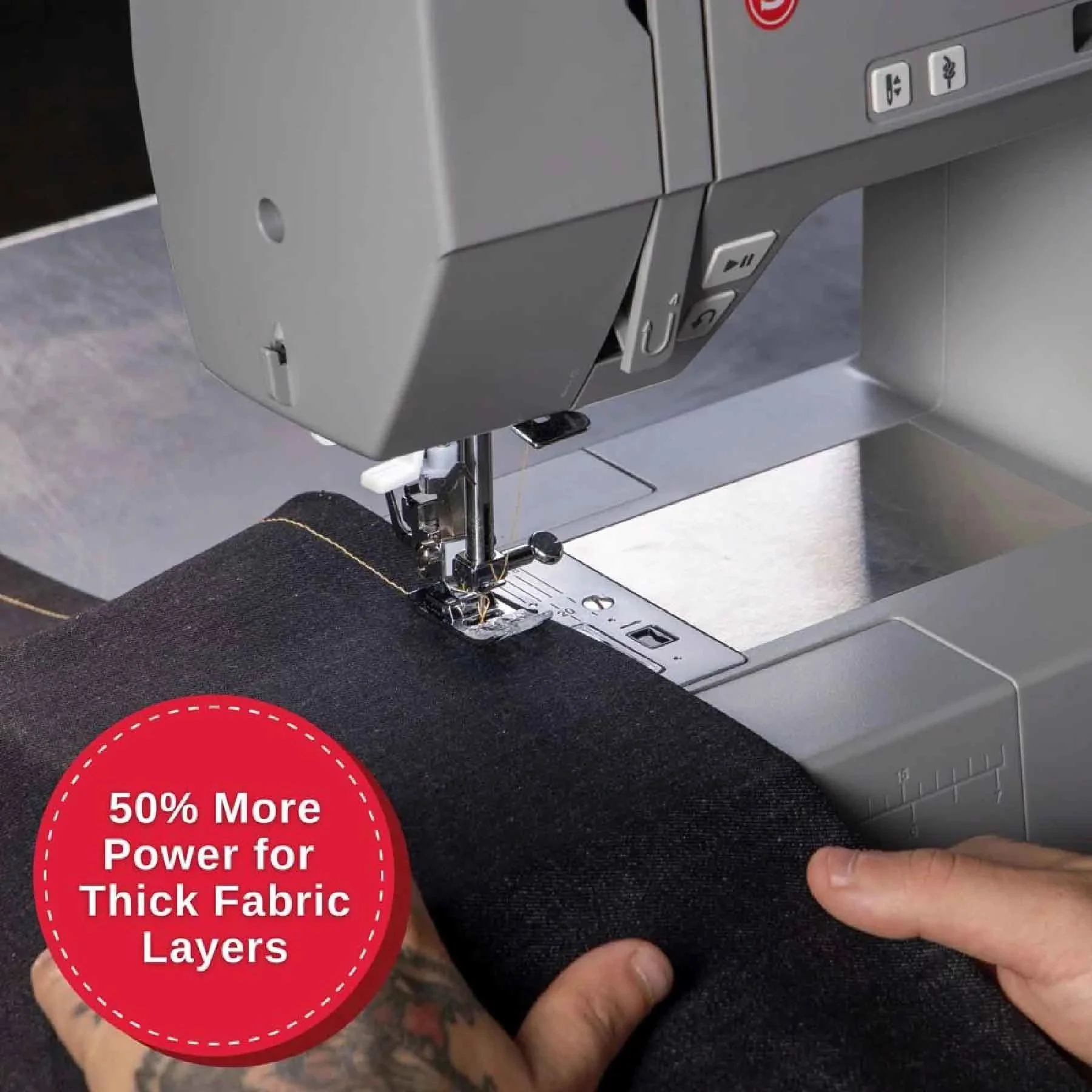 SINGER® Heavy Duty 6800C Sewing Machine & Extension Table Bundle