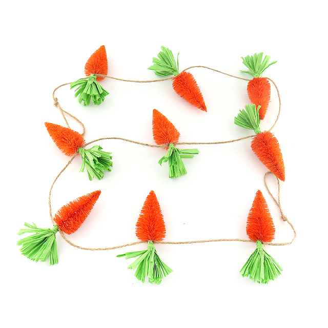 Easter Bunny Carrot Garland Garden Decoration