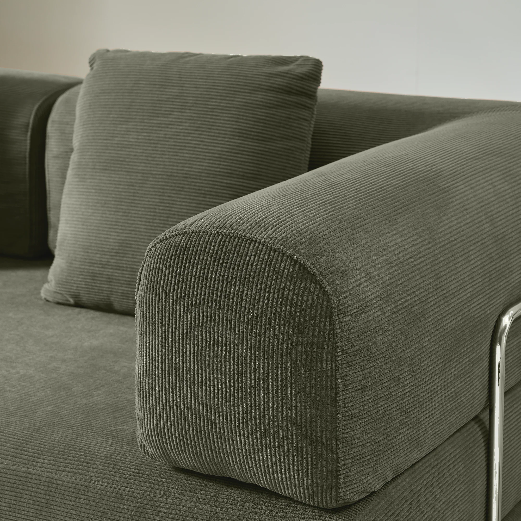 NÓVORA CASA 78.7'' comprimir Tapizado Sofá cama transformable con pana tela