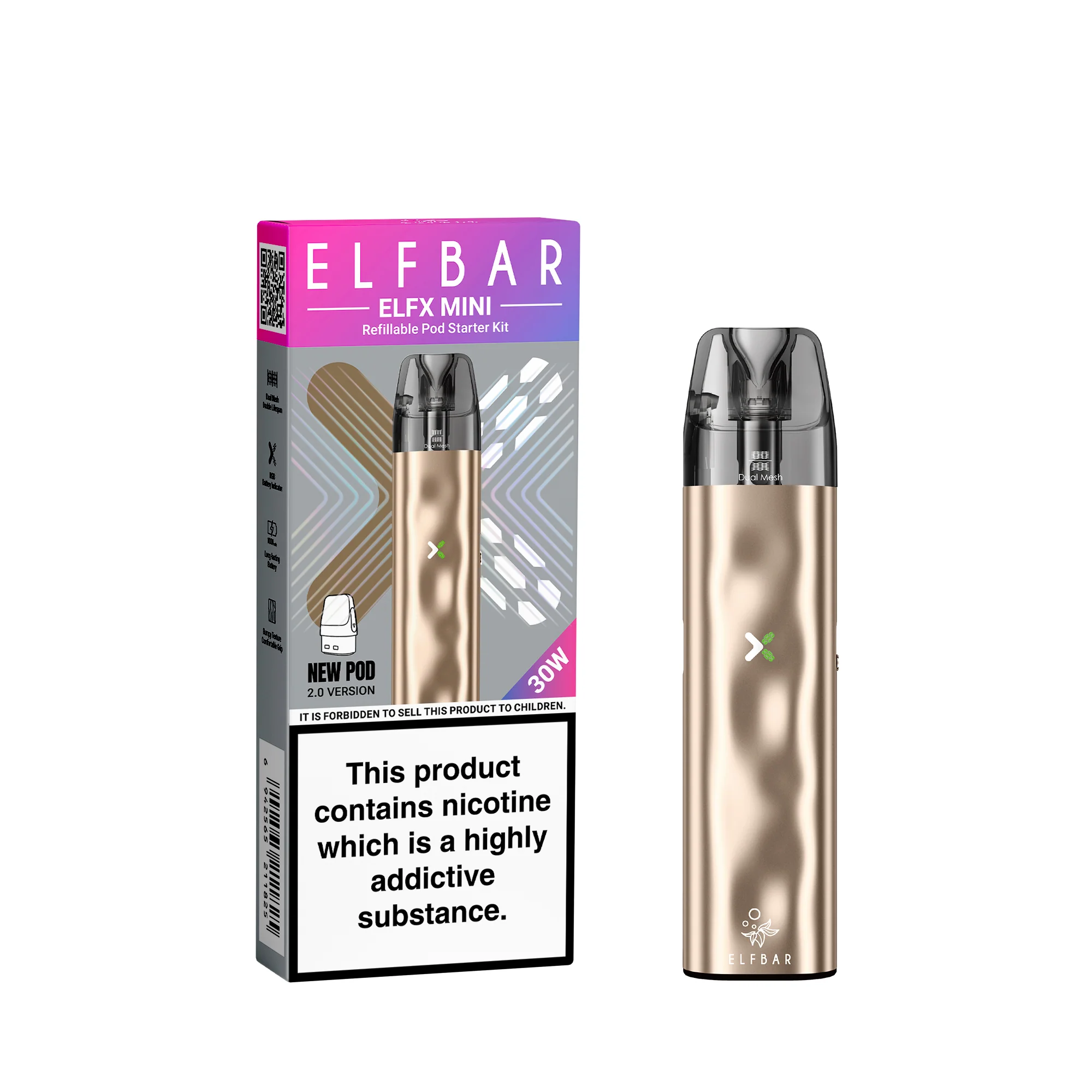 ELFBAR ELFX Mini nachfüllbares Pod-Kit