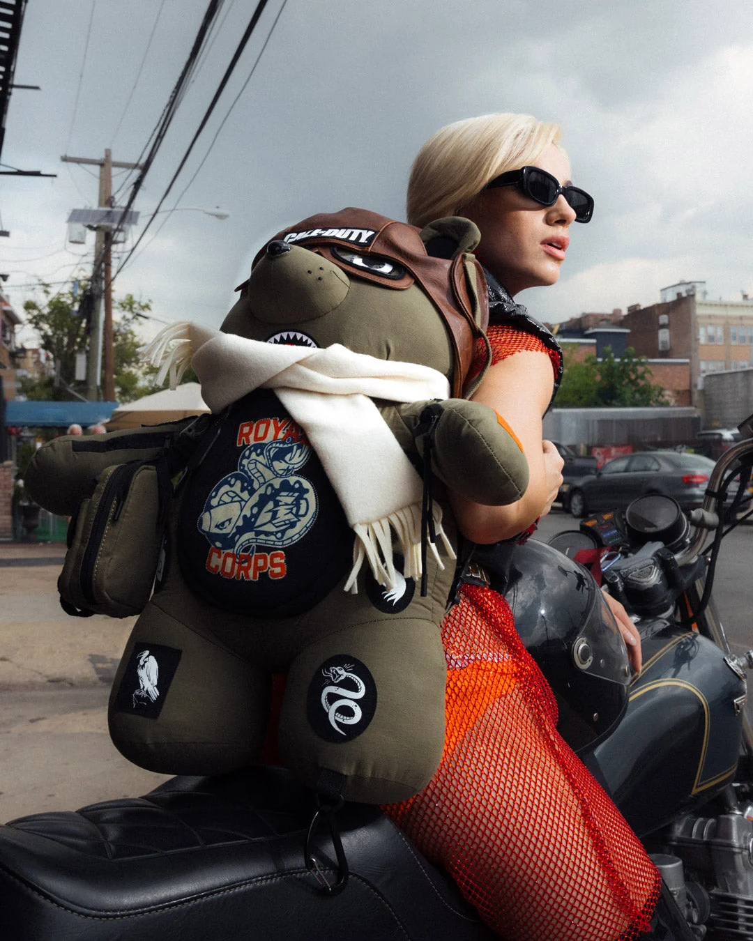 CALL OF DUTY AVIATOR FEARLESS MONEYBEAR TEDDYBEAR BACKPACK