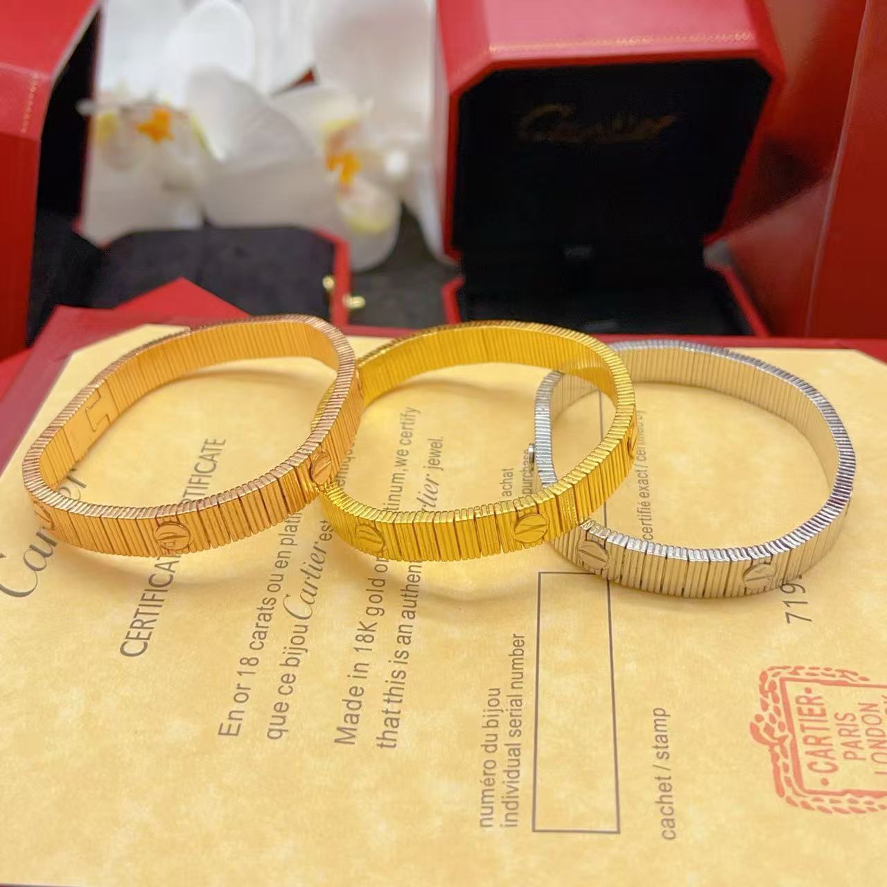 Cartier Love luxury Bracelet brass High