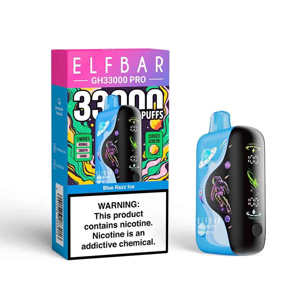 ELFBAR GH33000 PRO wiederaufladbarer Einweg-Vape (alle Geschmacksrichtungen)