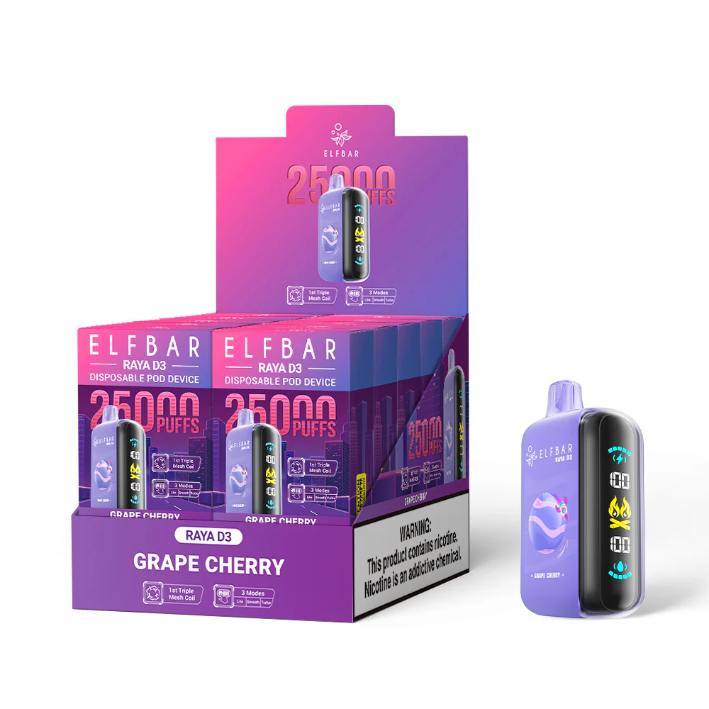 ELFBAR RAYA D3 Einweg-Vape (alle Geschmacksrichtungen)