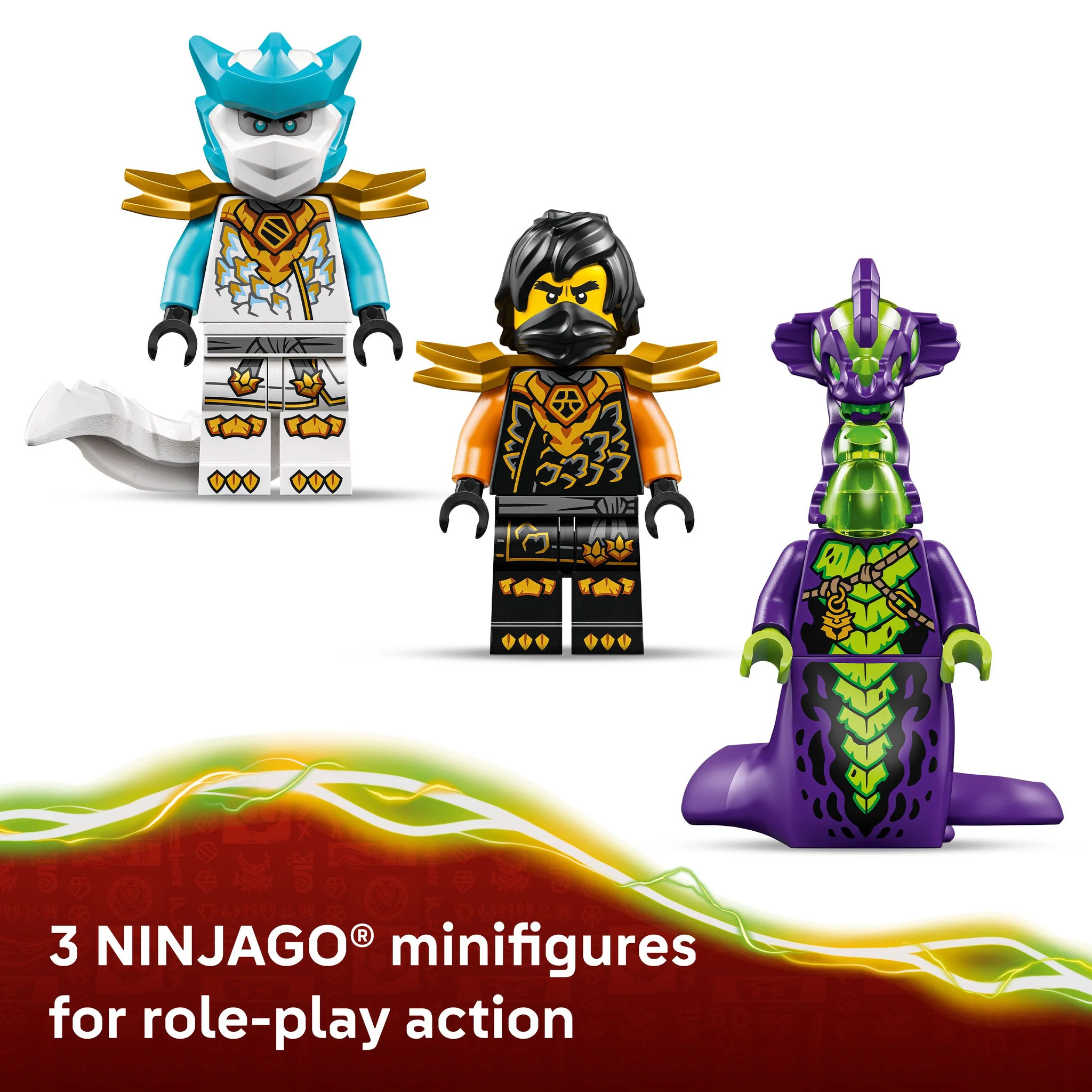 LEGO 71854 NINJAGO Cole's Mission Mech & Dragon Zane