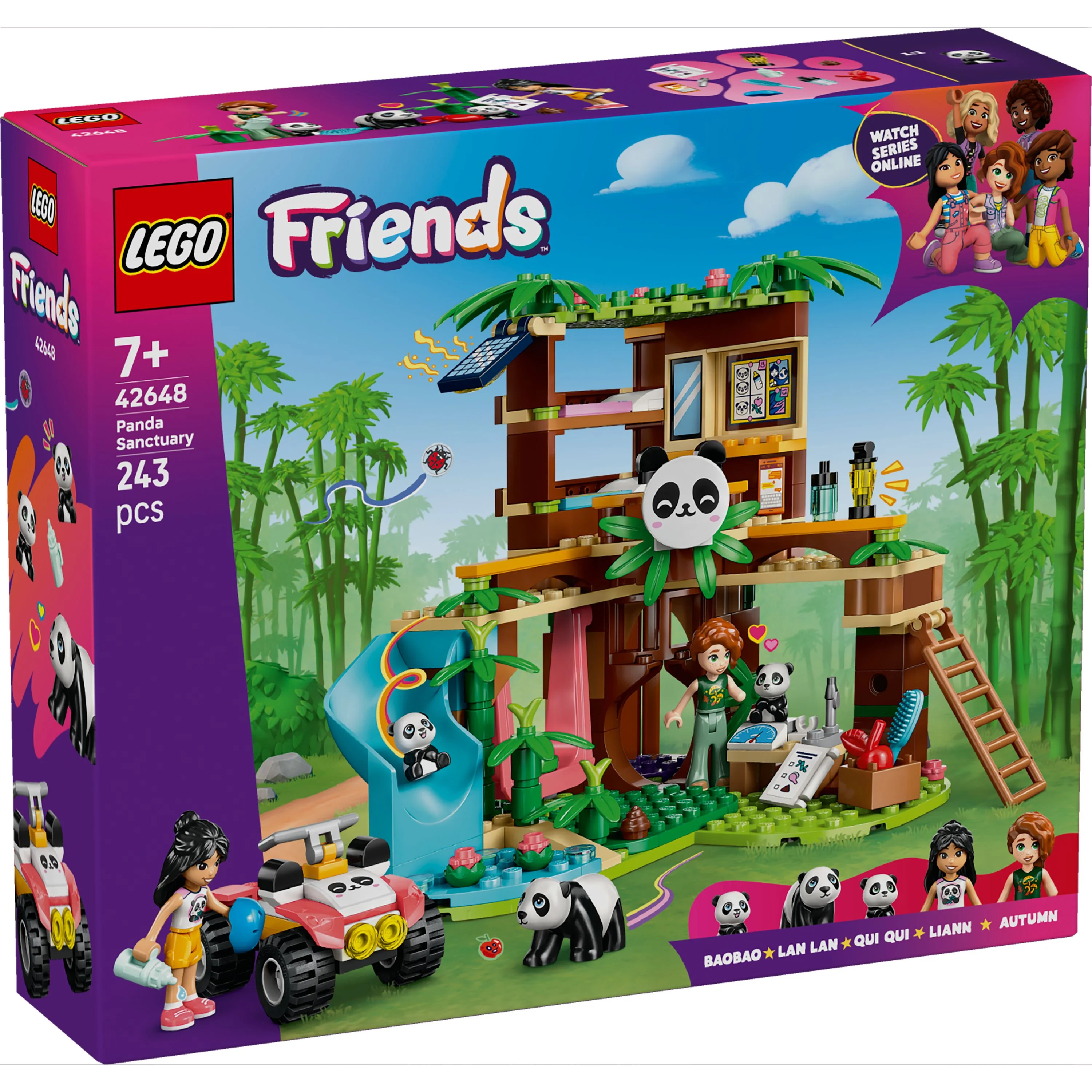 LEGO 42648 Friends Panda Sanctuary Animal Care