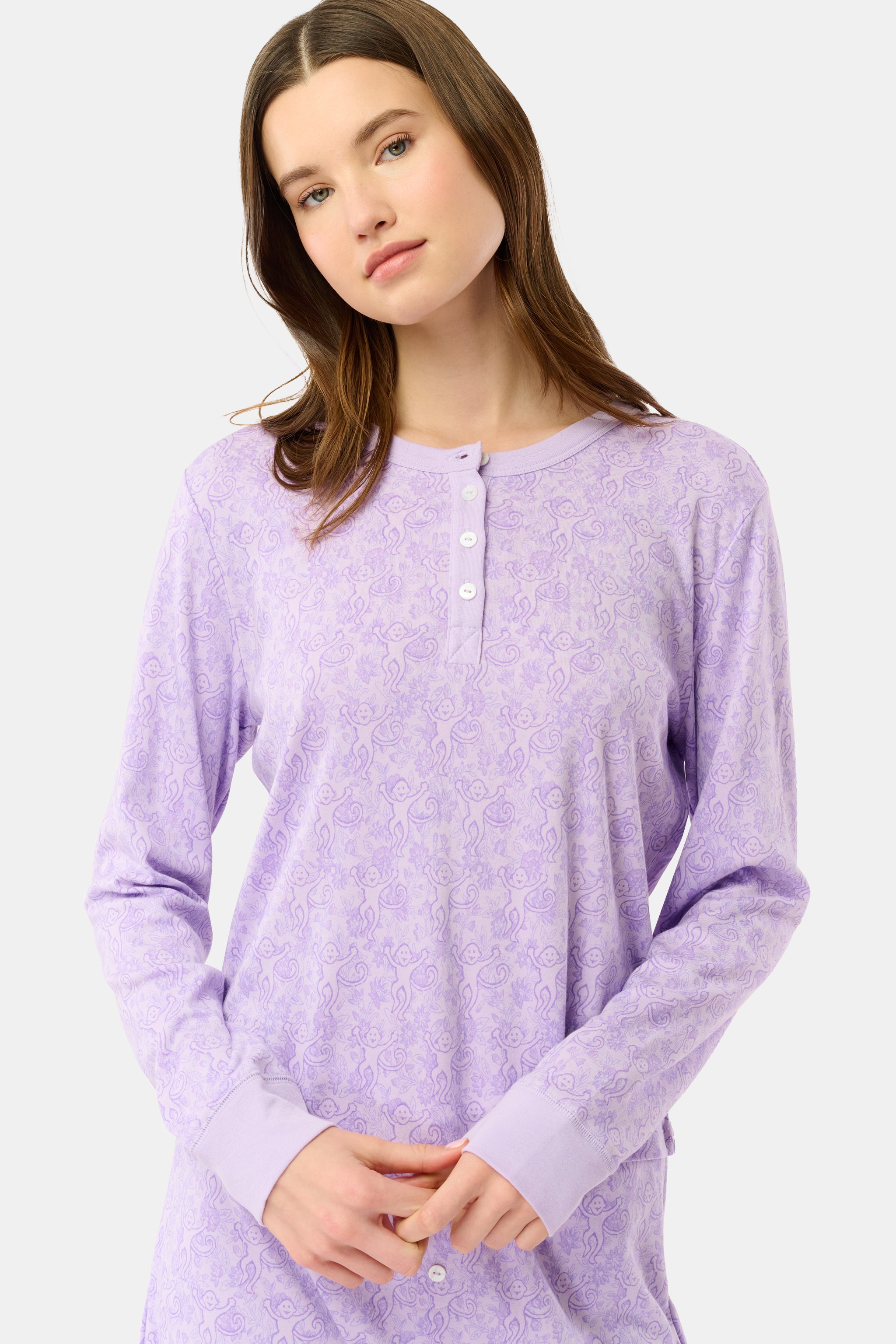 Monkey Floral Ashley Top