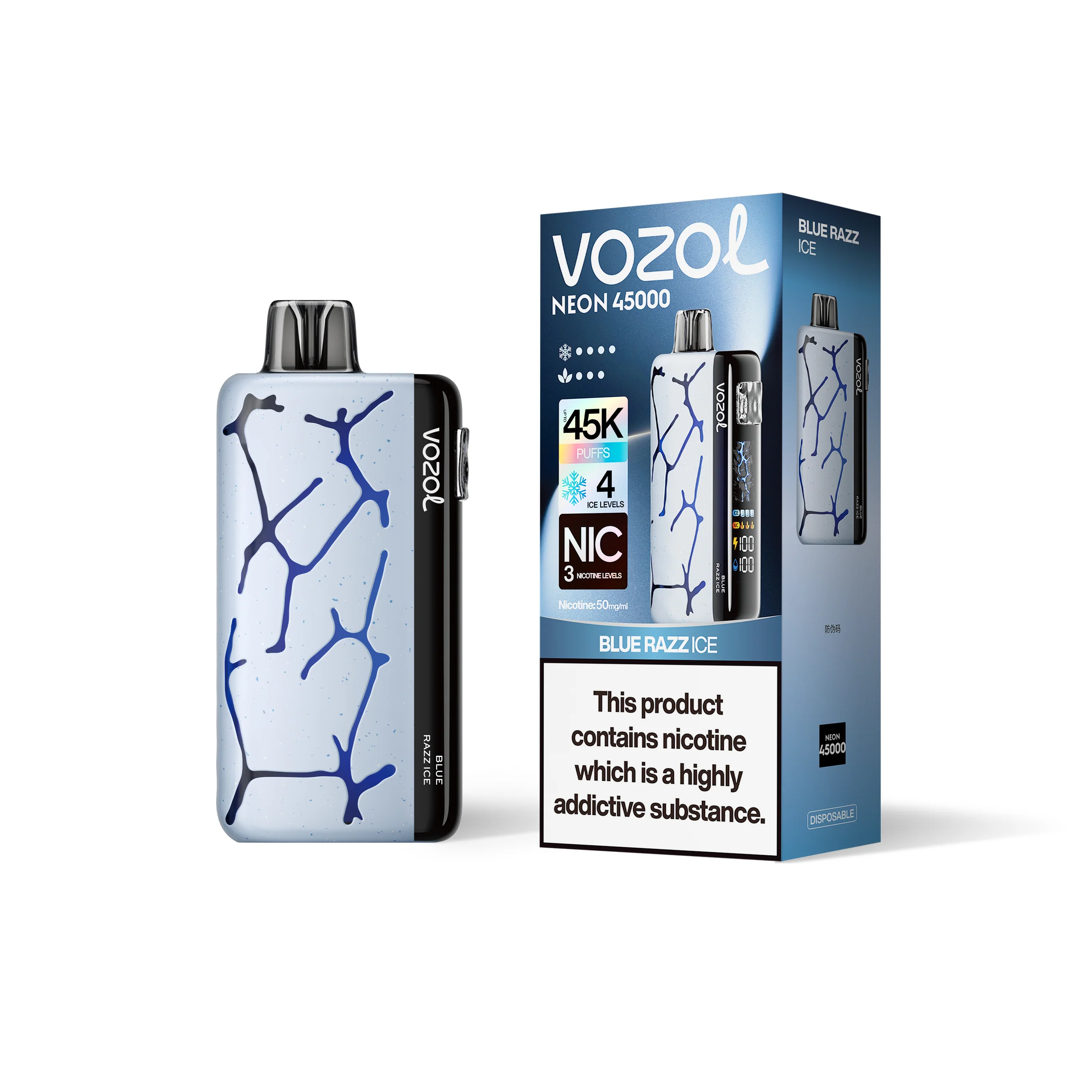 VOZOL NEON 45K Einweg-Vape (alle Geschmacksrichtungen)