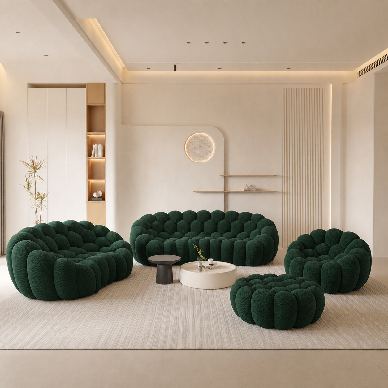 Ciel Colección completa en ambiente — Verde esmeralda