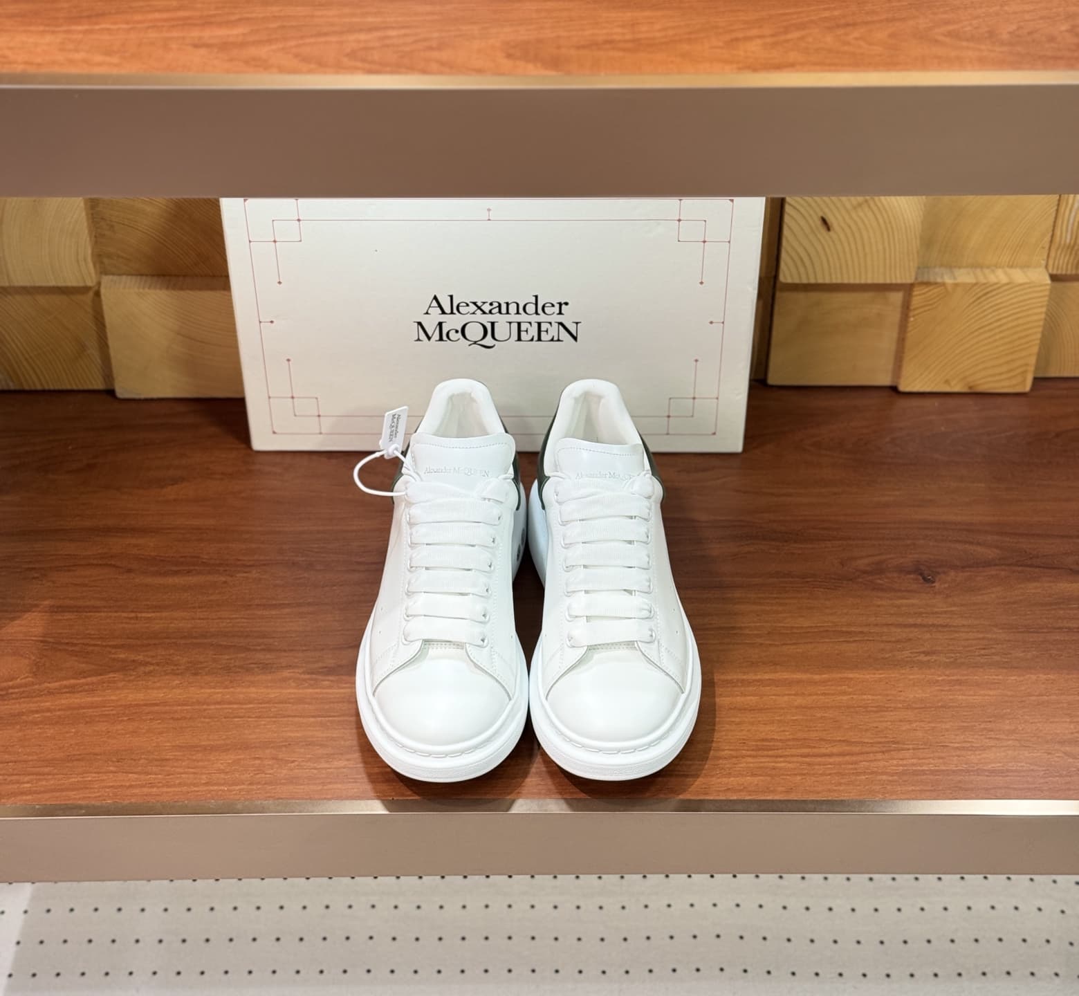 Alexander McQueen Leather Oversized Sneaker Shoes Men Women