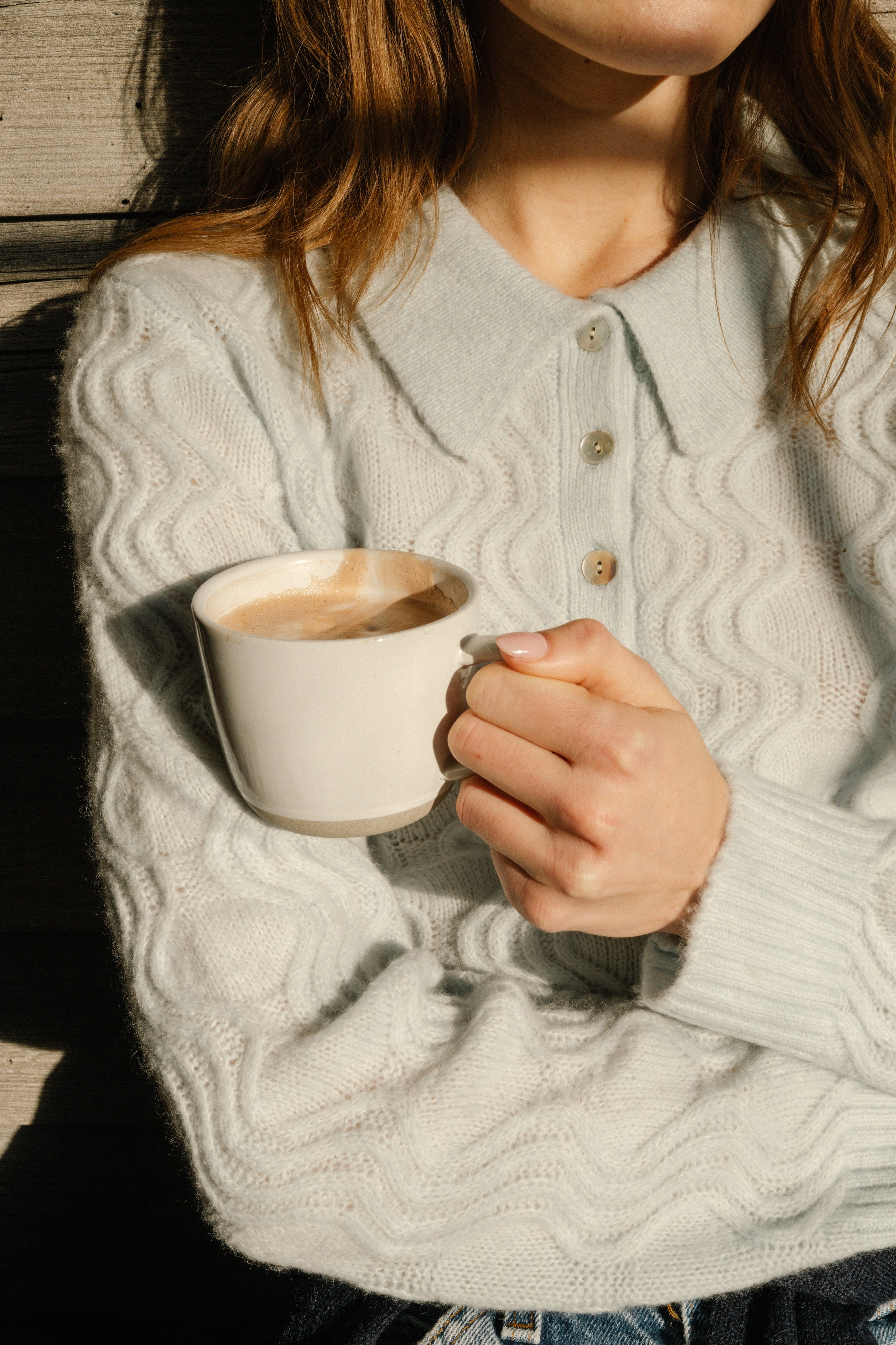 Wave Knit Ava Sweater