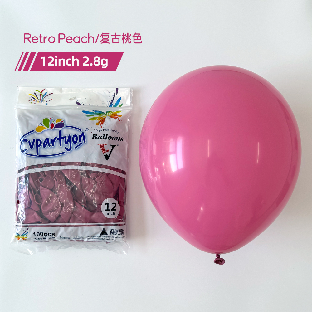 12 Inch Latex Balloons – Bright Colors for Party Decorations