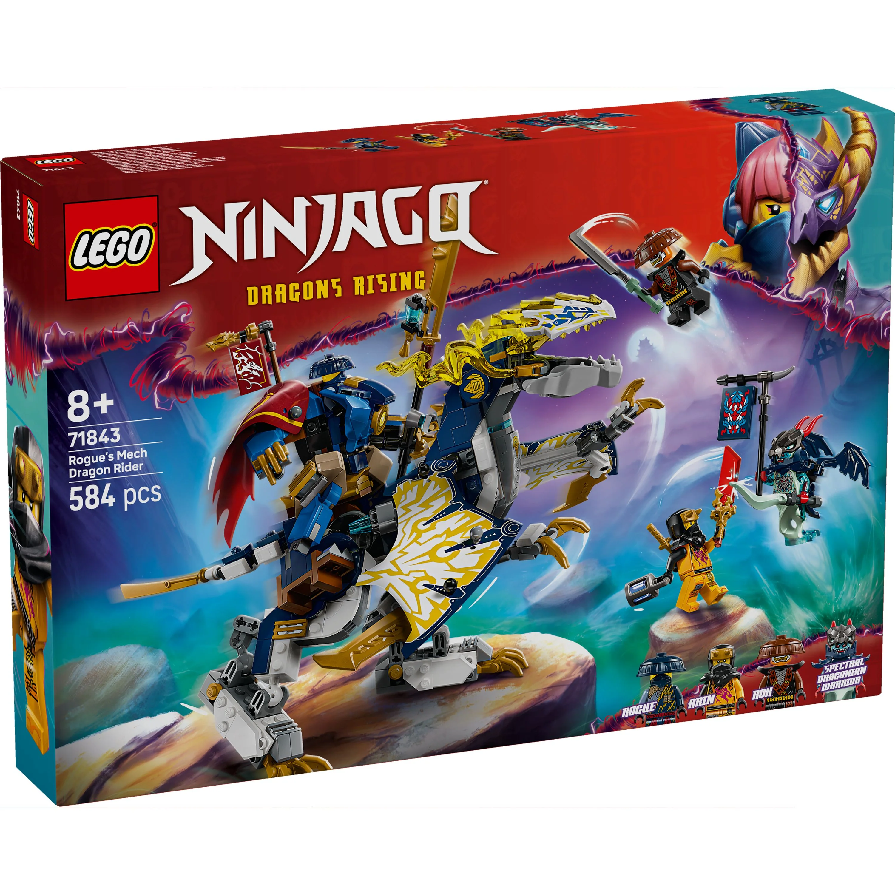 LEGO 71843 NINJAGO Rogue's Mech Dragon Rider