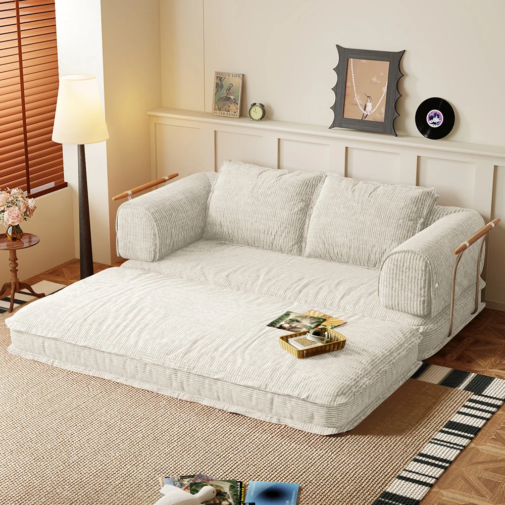 NÓVORA CASA libremente personalizable modulable Futons Plegable piso sofá cama cama sofás con pana tela