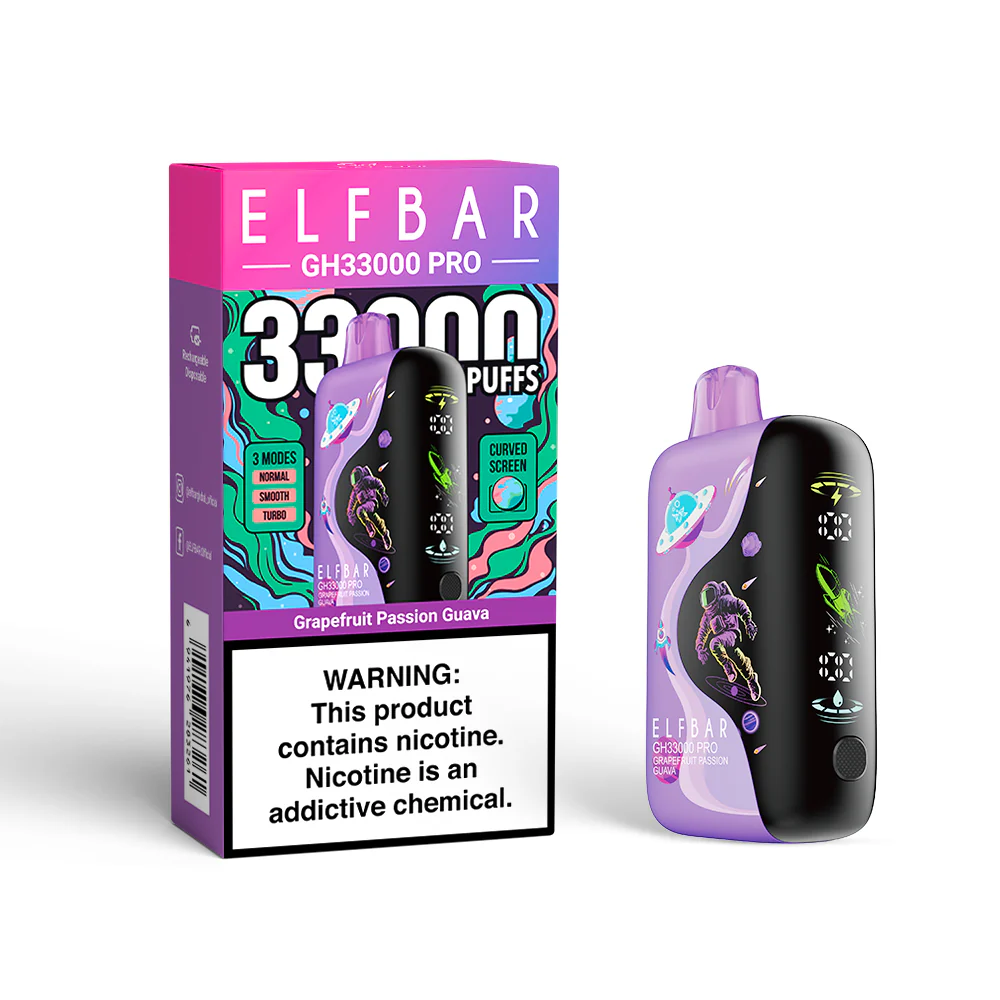ELFBAR GH33000 PRO wiederaufladbarer Einweg-Vape (alle Geschmacksrichtungen)