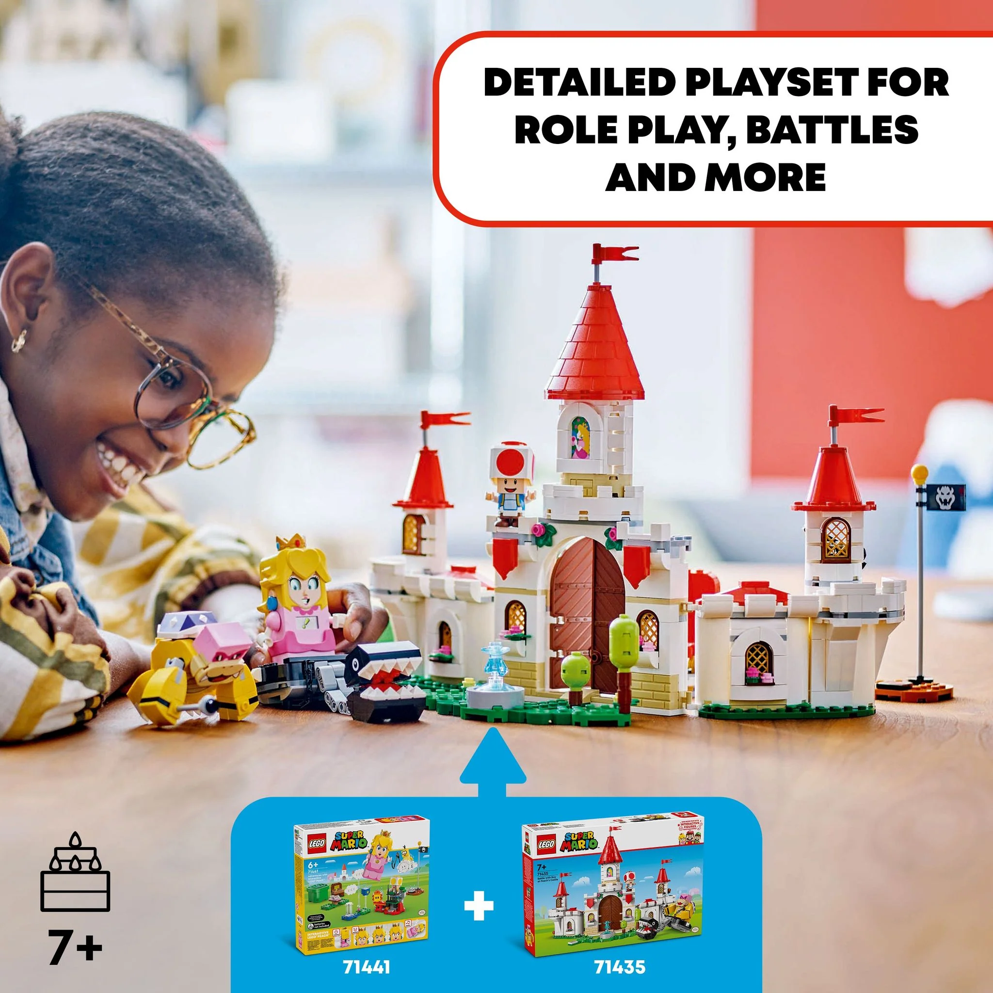 LEGO 71435 Super Mario Battle With Roy At Peach's Castle