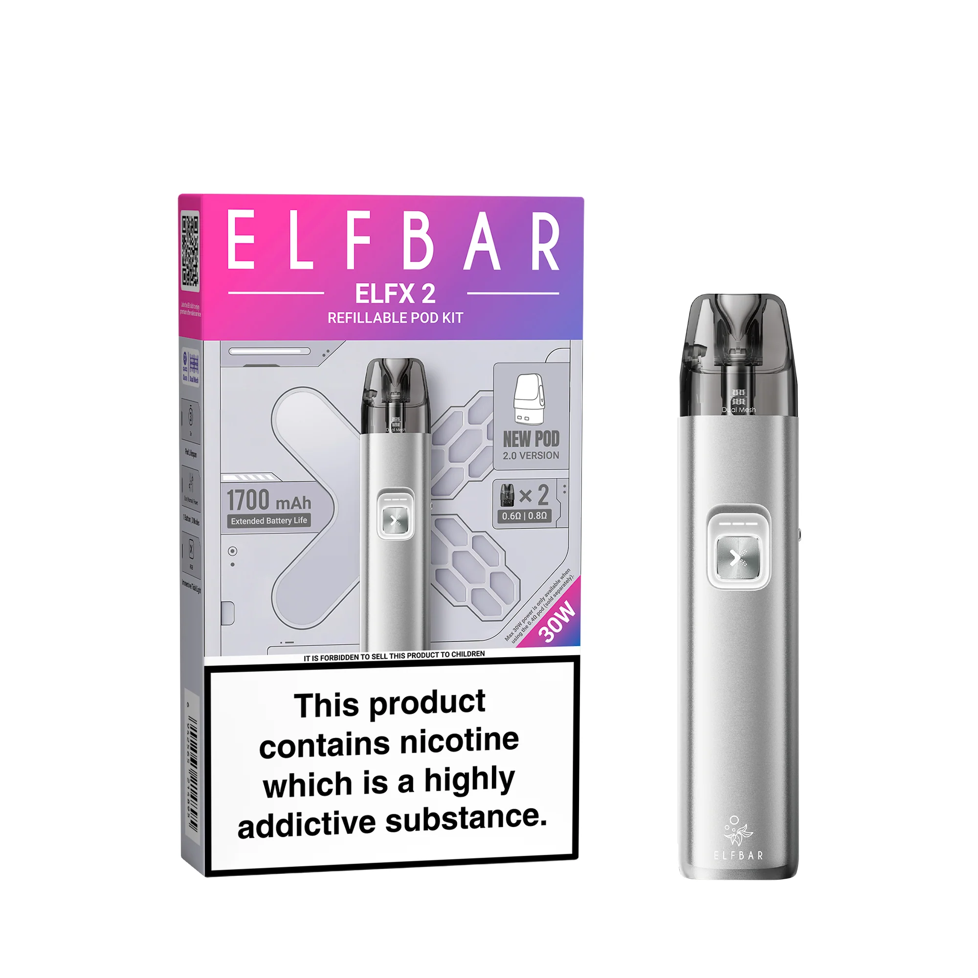 ELFBAR ELFX 2 nachfüllbares Pod-Kit