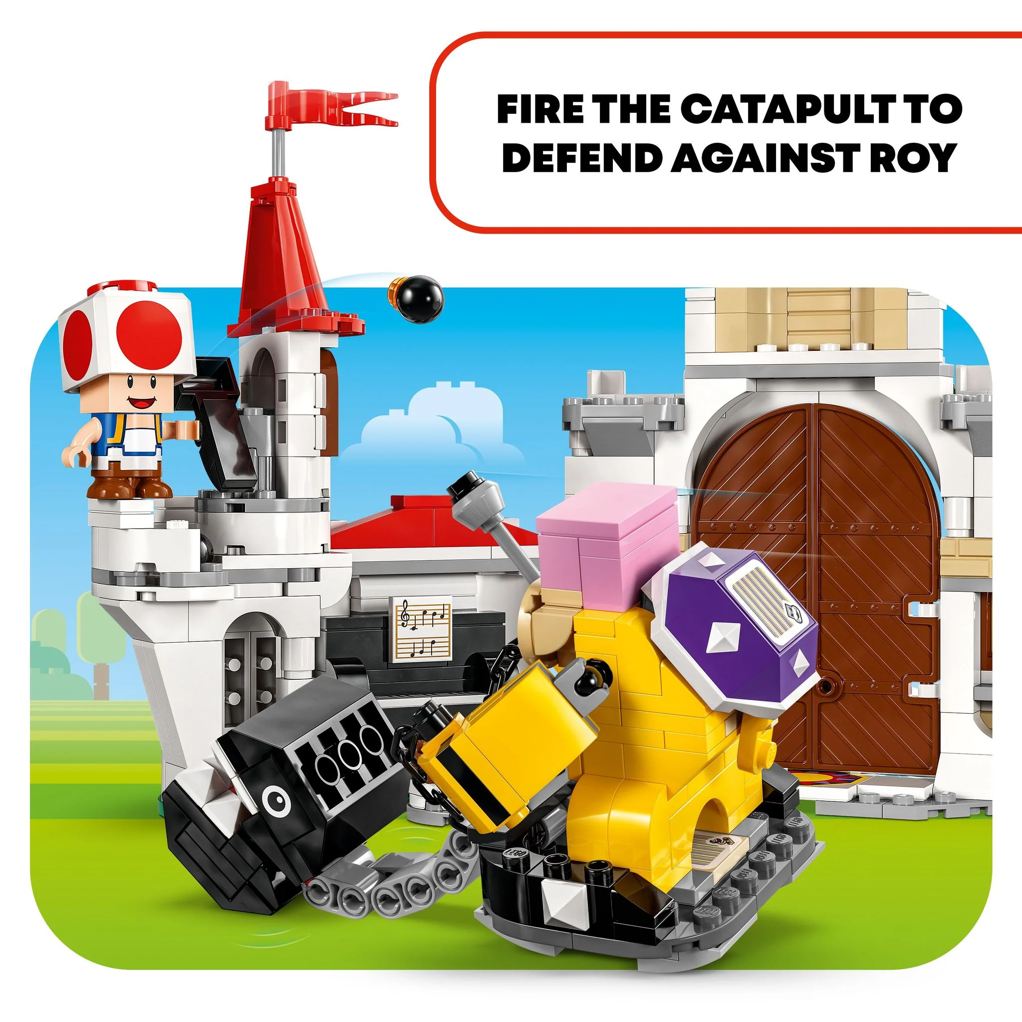LEGO 71435 Super Mario Battle With Roy At Peach's Castle