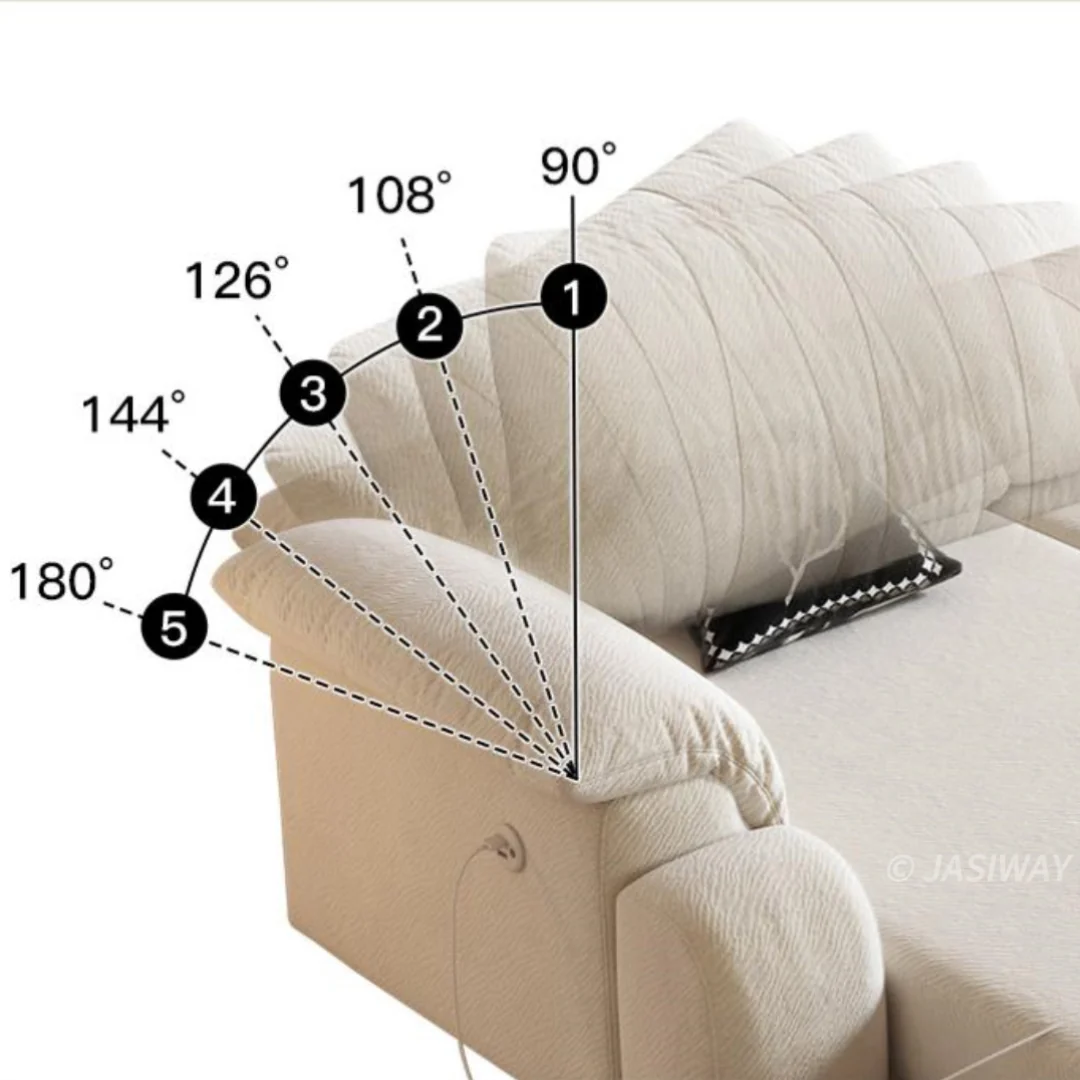 NÓVORA CASA 3-en-1 Plegable Sofá cama con 5-nivel Ajustable respaldo| transformable piso Sofá cama para pequeño espacios & Sala