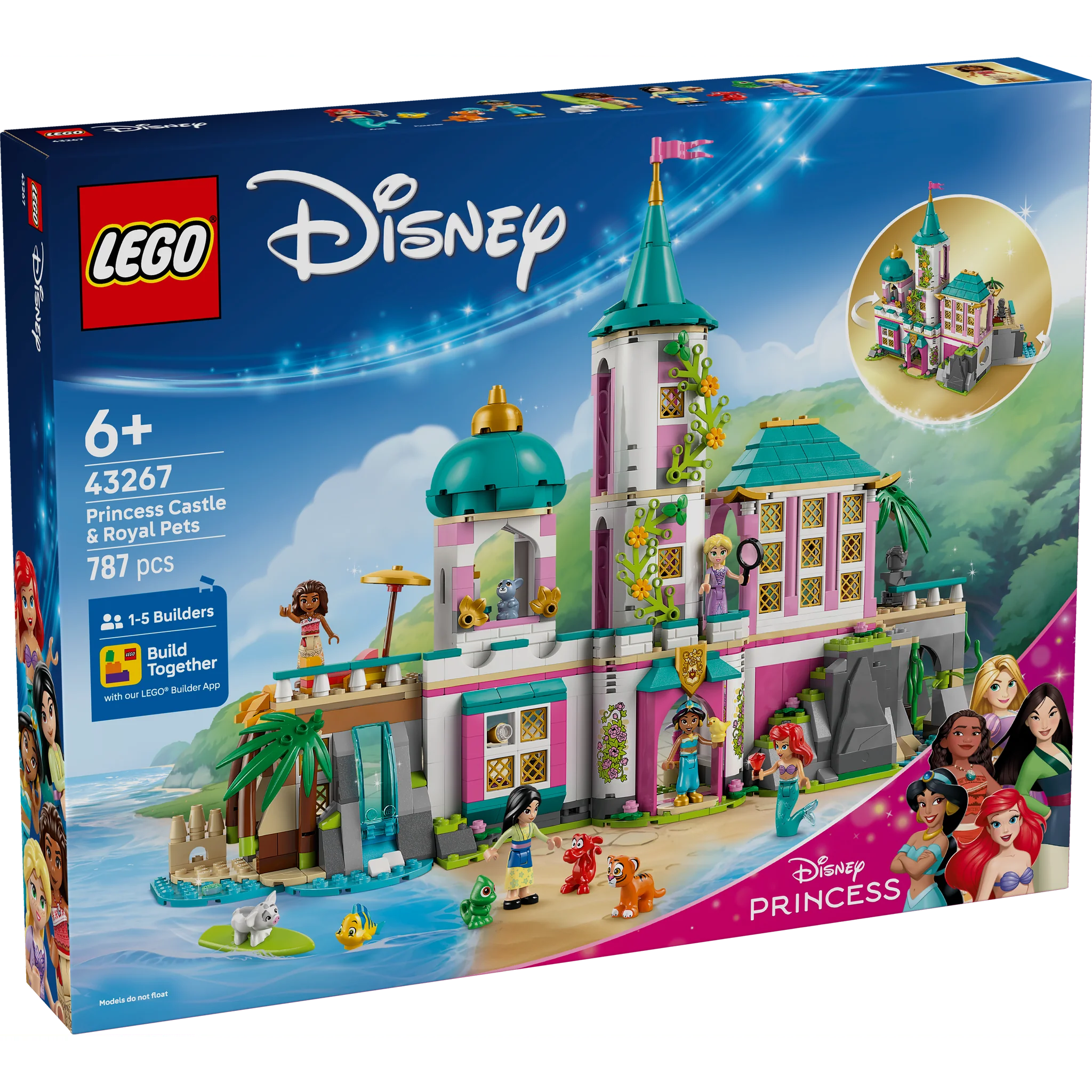 LEGO 43267 Disney Princess Princess Castle & Royal Pets