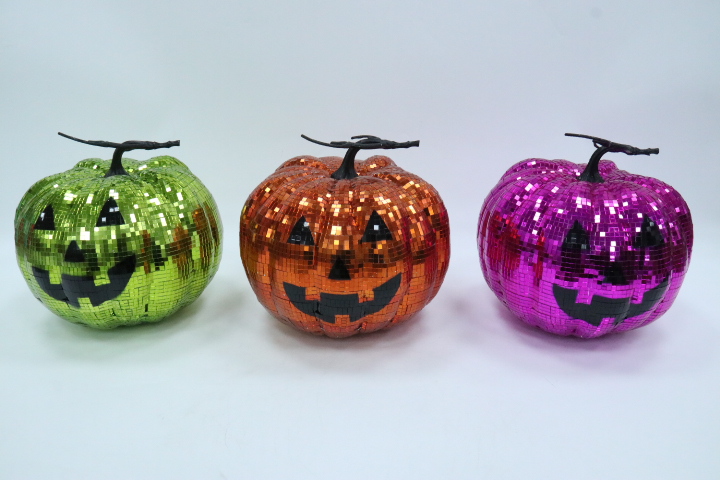 Halloween Mirror Face Pumpkin Decoration