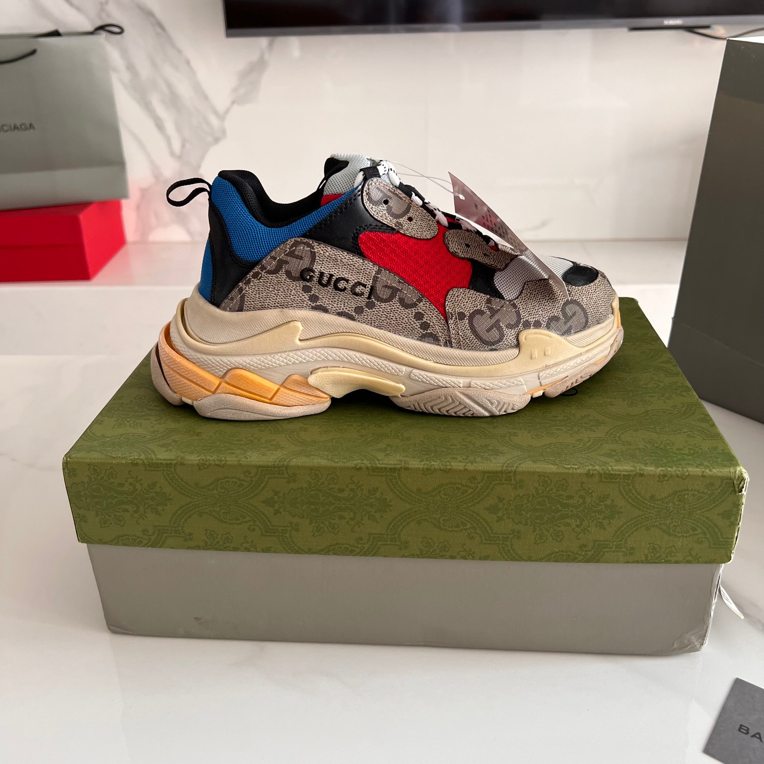 Balenciaga & Gucci Triple S Sneaker Unisex Size 35-45